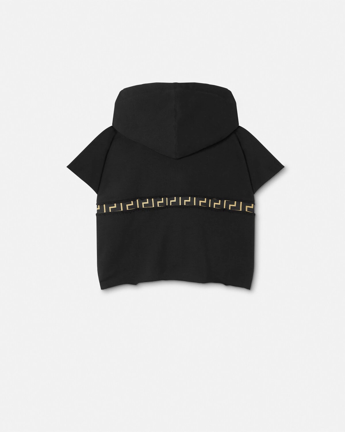Greca Border Gym Crop Hoodie - 3
