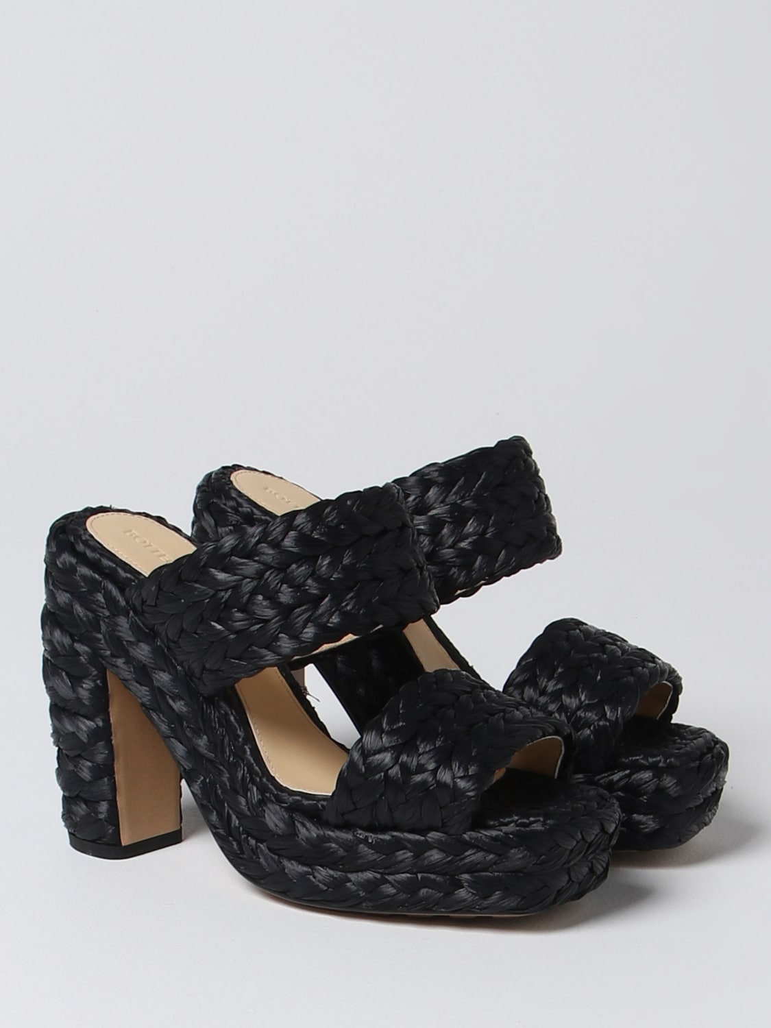 Bottega Veneta sandal in woven raffia - 2