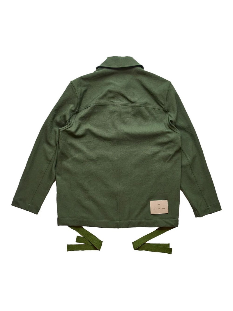 Song for the Mute patch-pocket tie-fastening jacket outlook