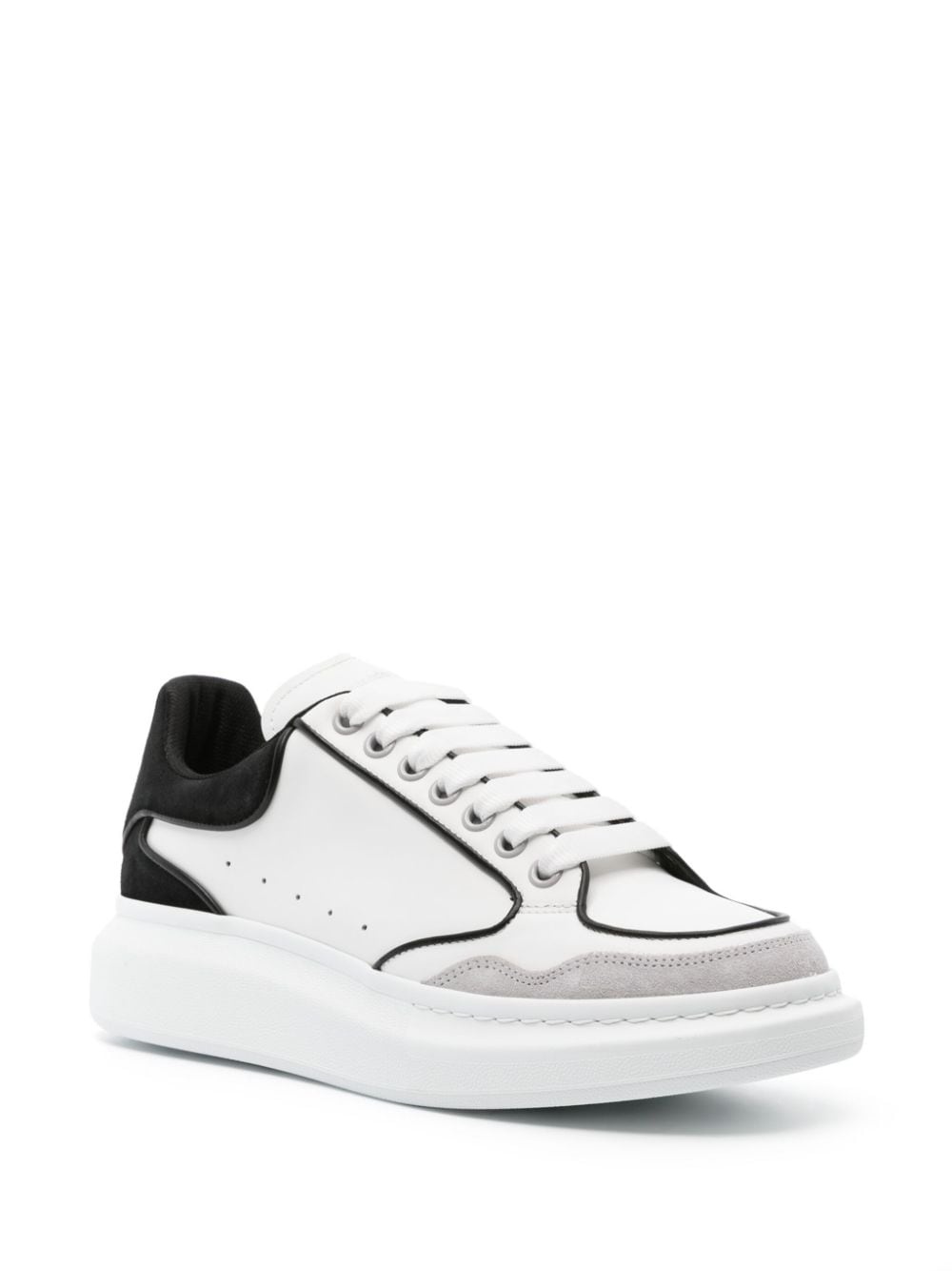 Larry panelled leather sneakers - 2