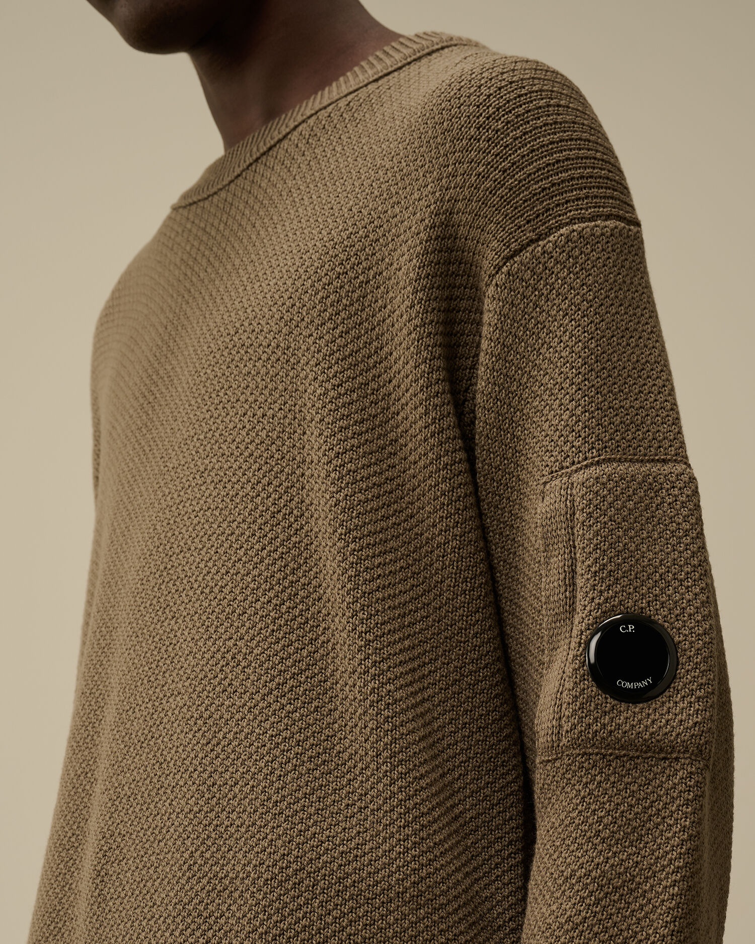 Re-Wool Lens Crewneck Knit - 4
