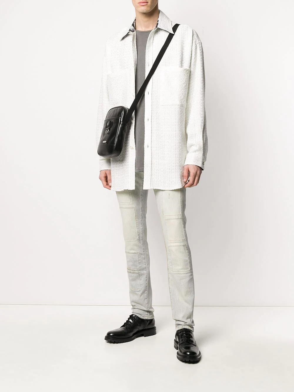 slim-fit stonewashed jeans - 2