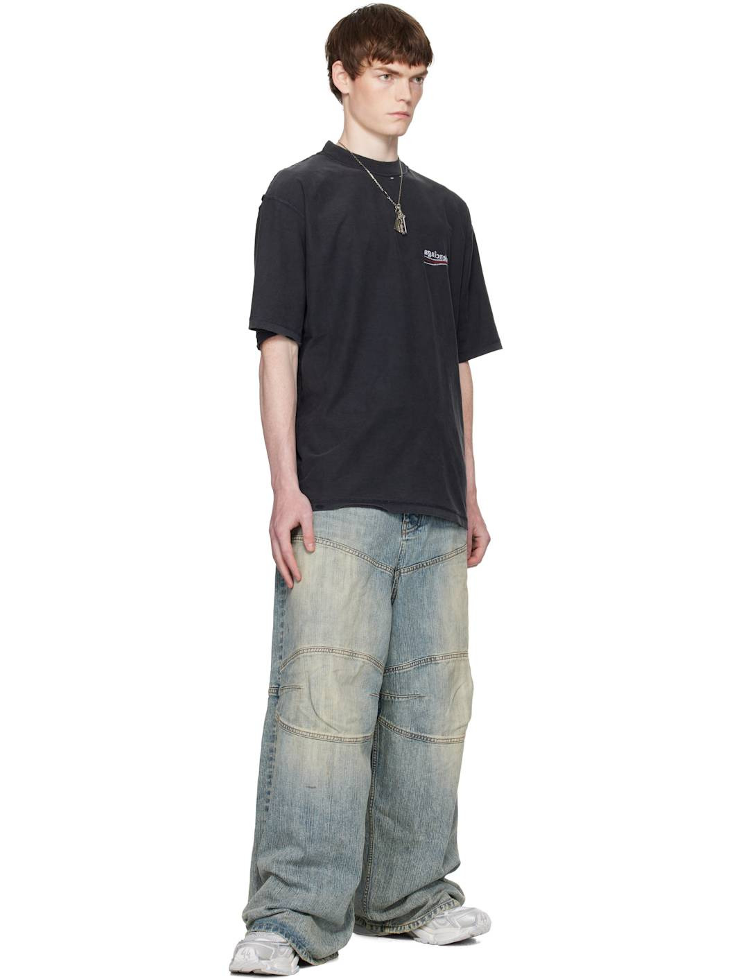 Gray Political Campaign Inside-Out T-shirt - 4