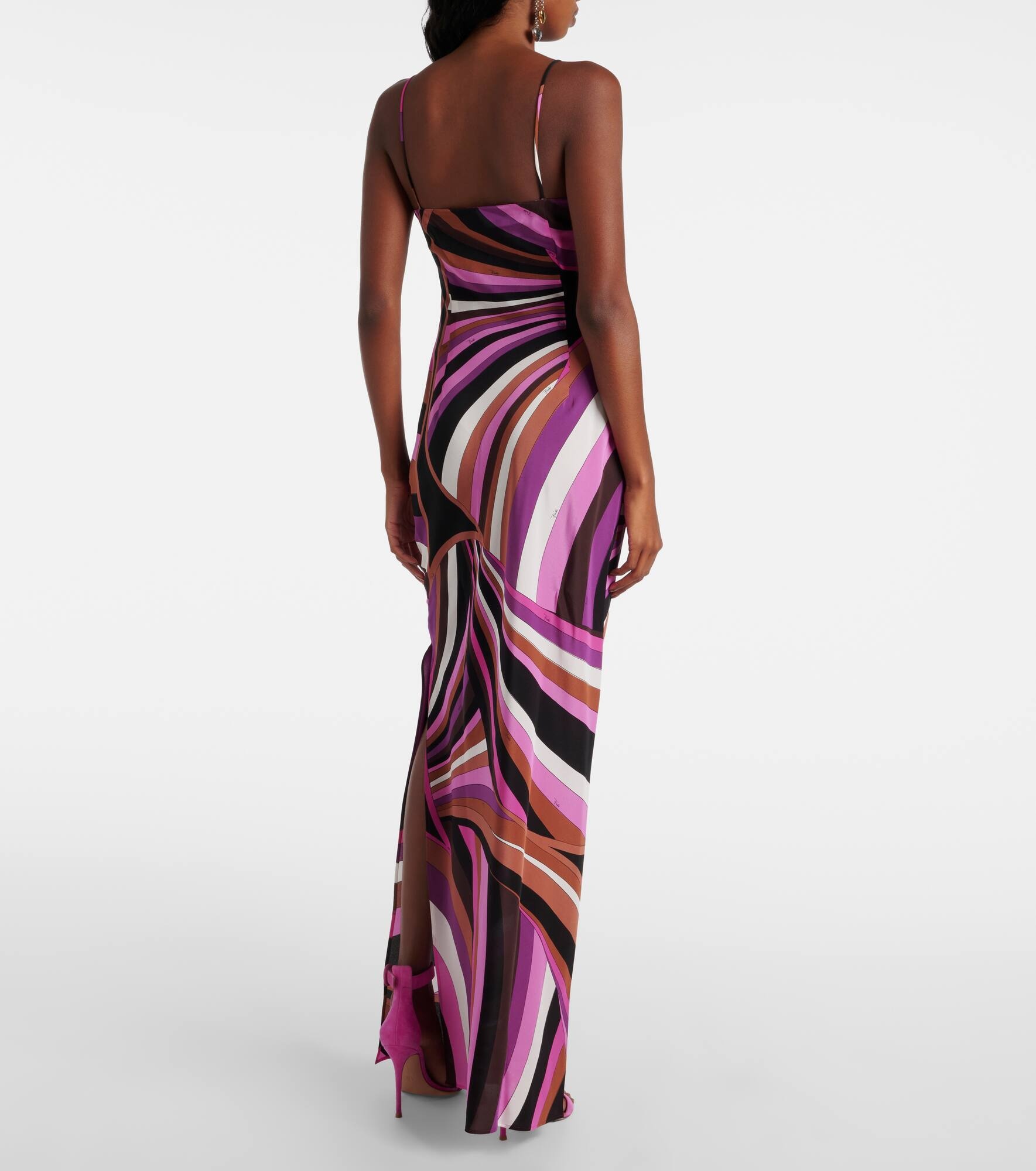 Iride silk slip dress - 3
