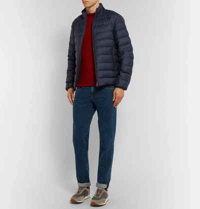 Loro Piana Gateway Quilted Rain System Wool and Silk-Blend Down Jacket outlook