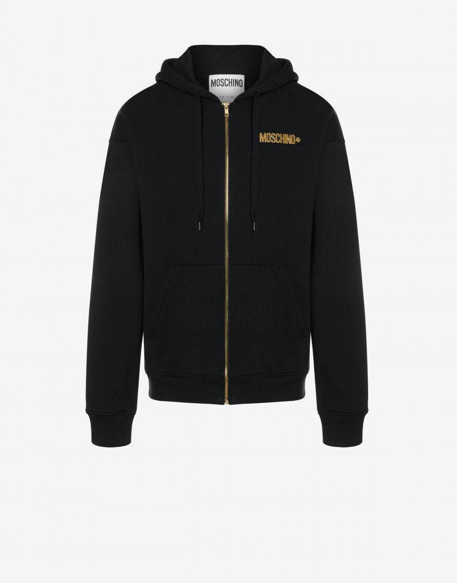 LETTERING LOGO ZIP SWEATSHIRT - 1