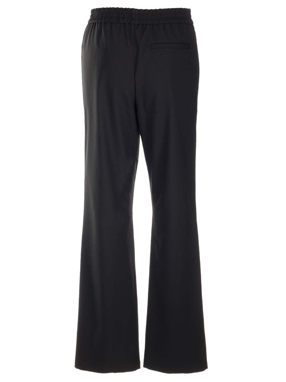 Elastic Waist Trousers Black - 2