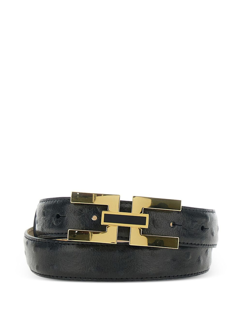 logo-buckle belt 1