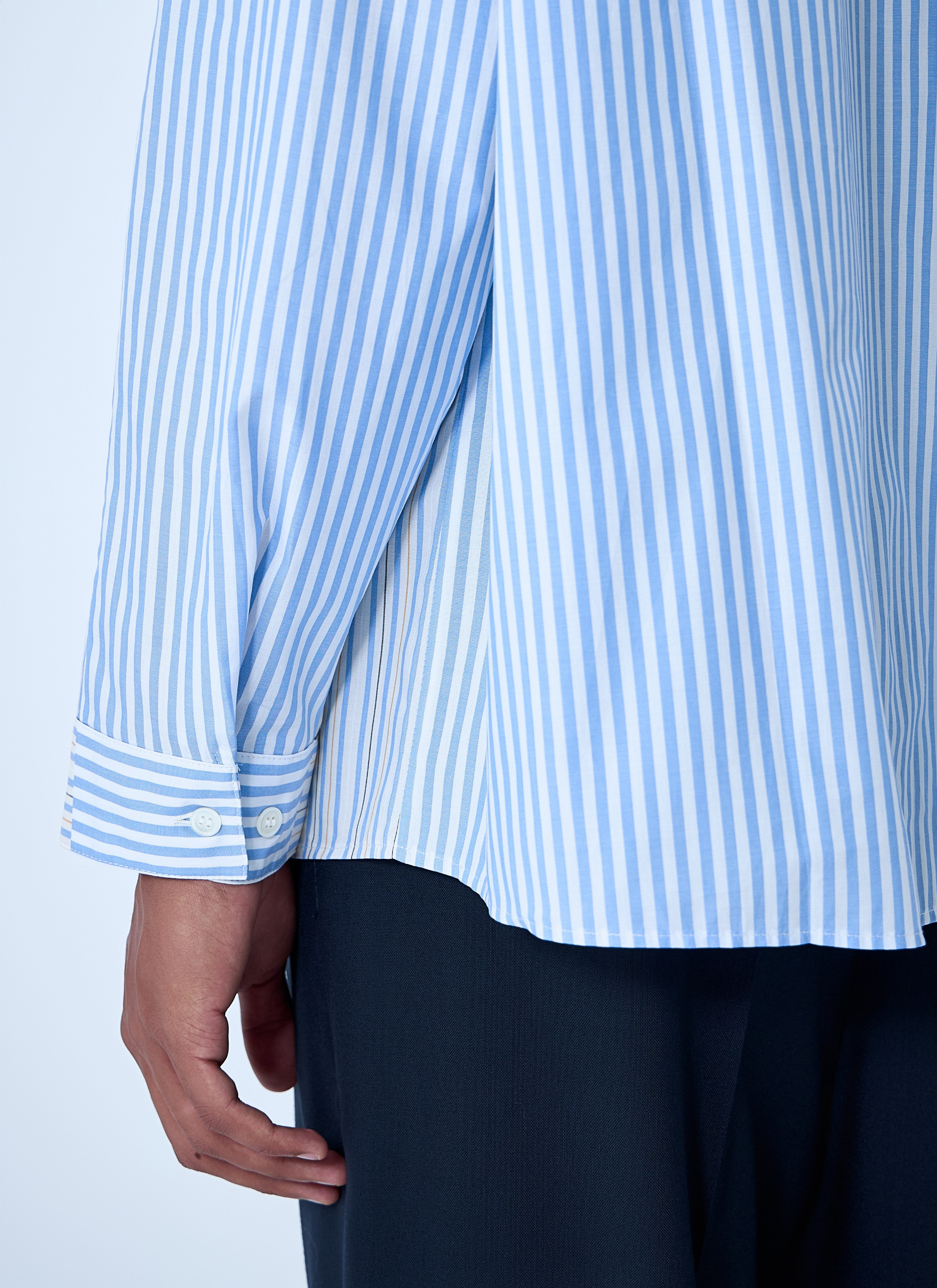 Marni Men Striped Button-Down Shirt - 6