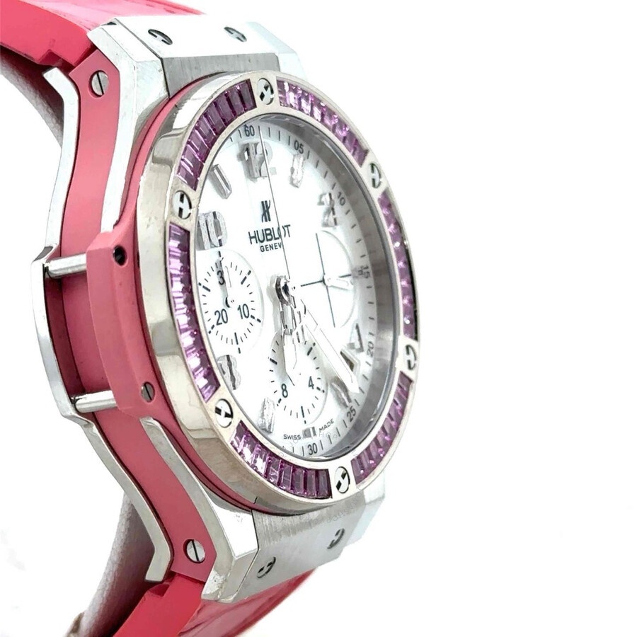 Pre-owned Hublot Big Bang Tutti Frutti Chronograph Mother of Pearl Dial Ladies Watch 341.SP.6010.LR. - 4