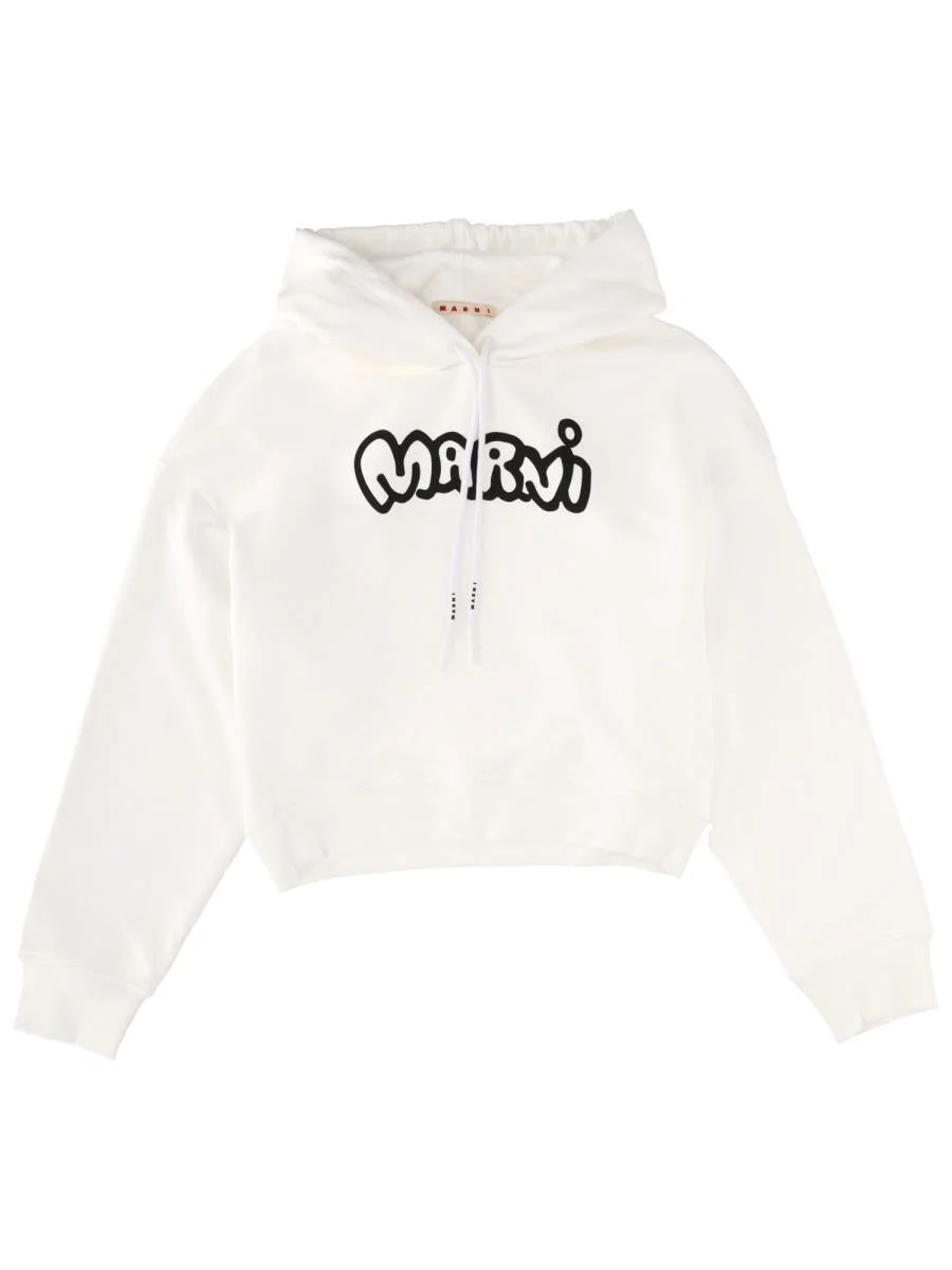 Marni Sweatshirt With Logo - 1