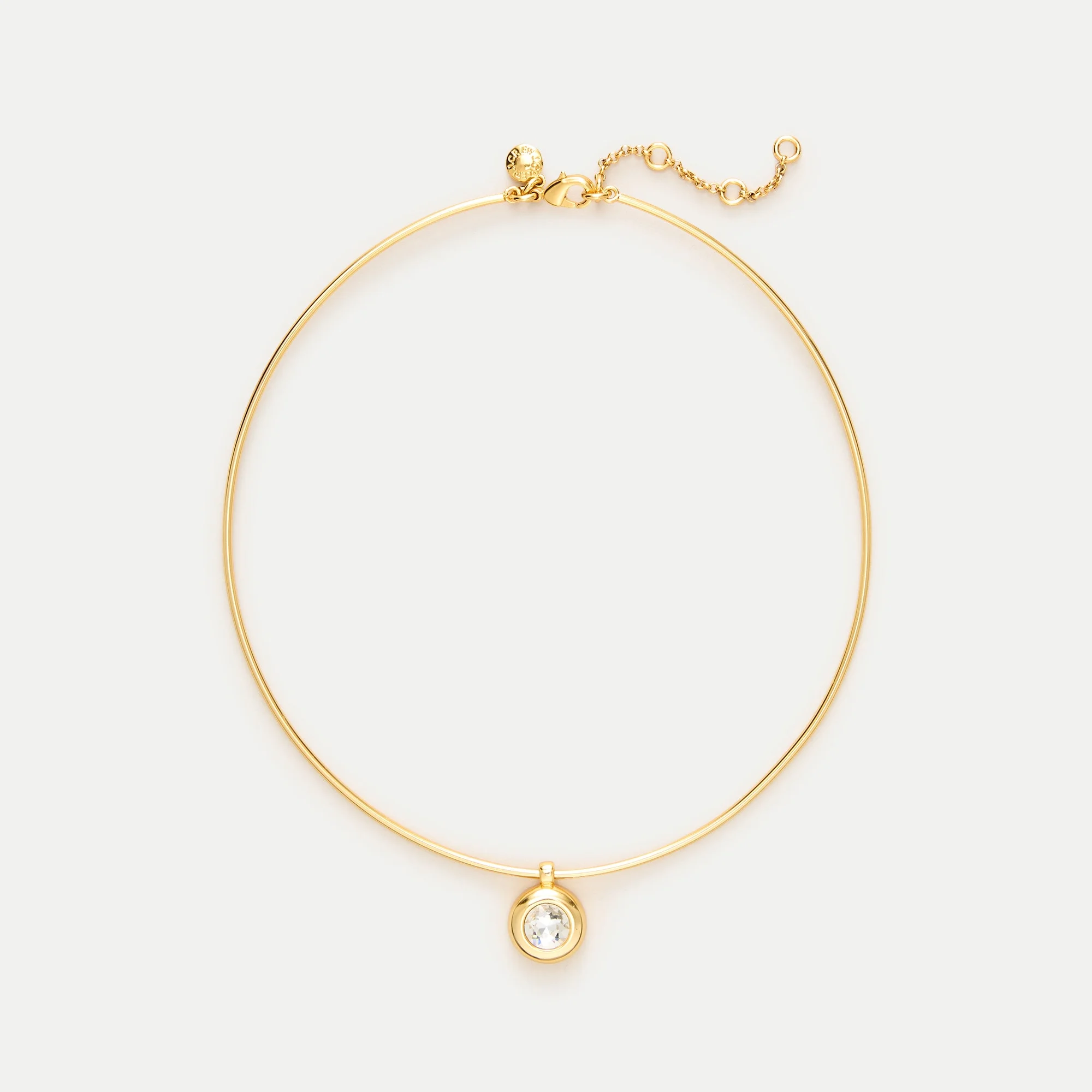 Bezel-collar necklace - 1