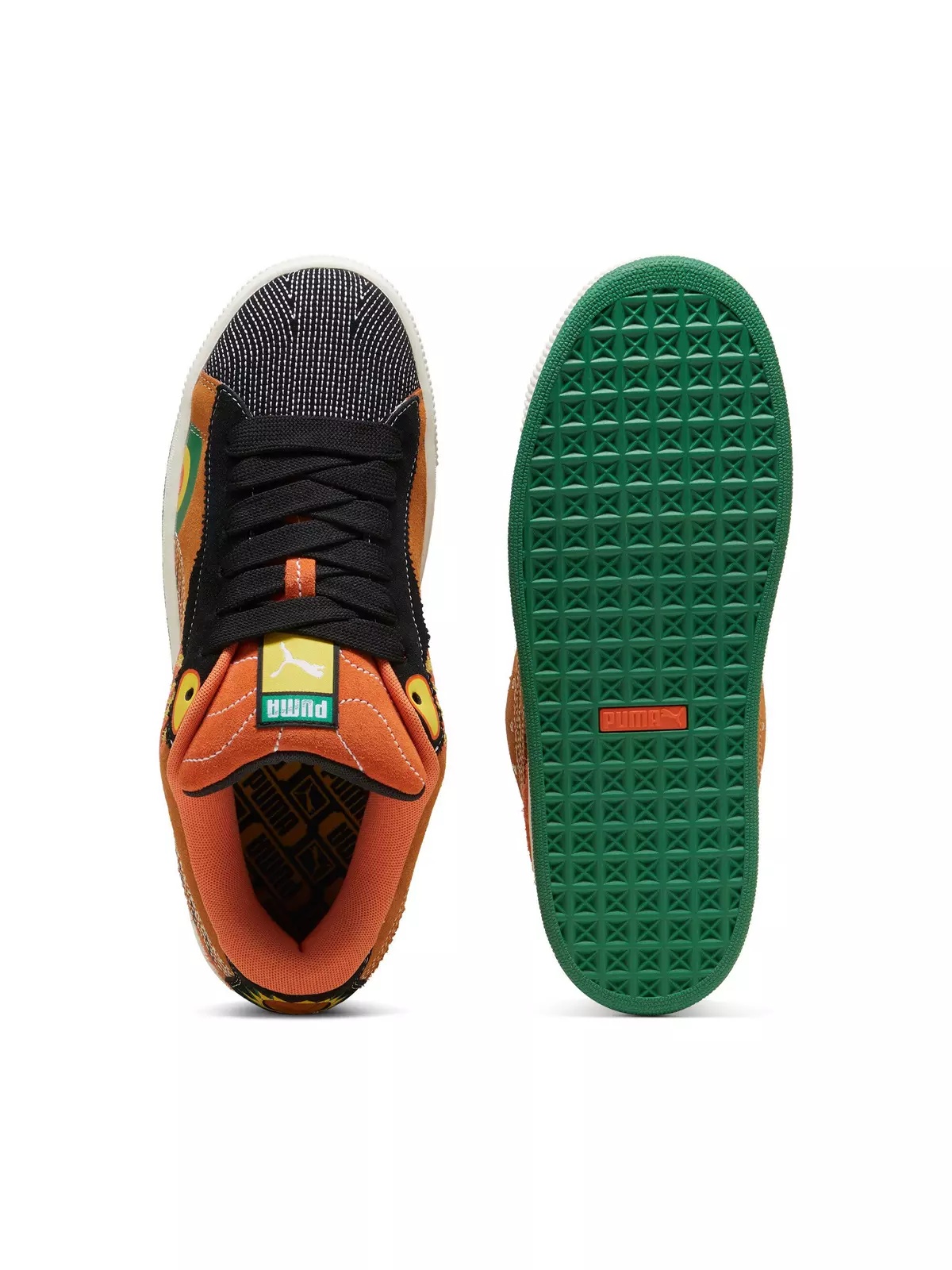 PUMA Suede XL DDLM "Caramel Latte/PUMA Black" Men's Shoe - 4