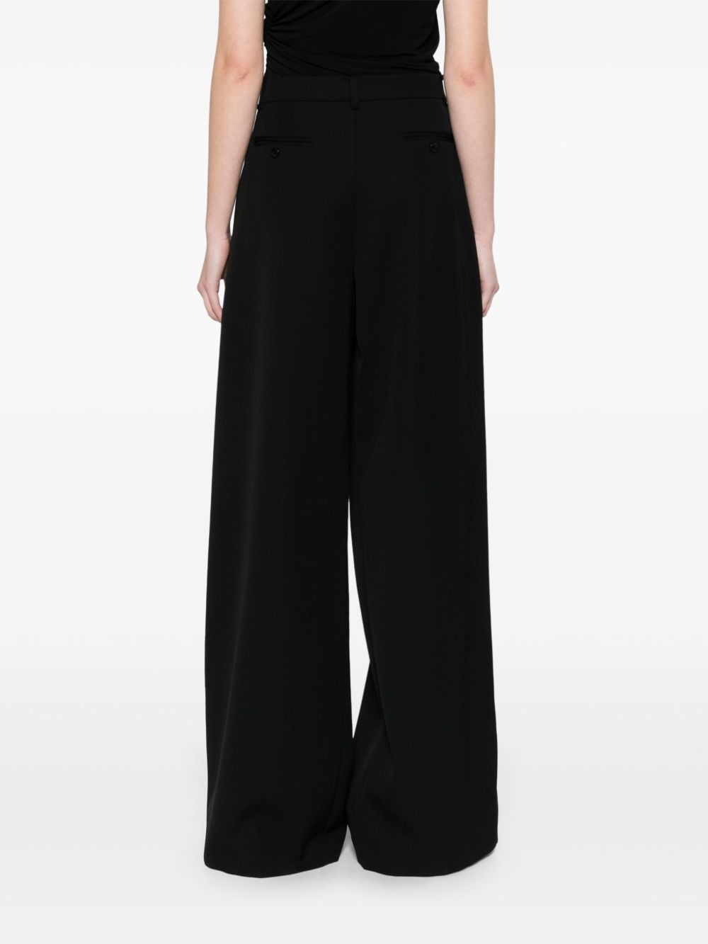 pleat-detail trousers - 4