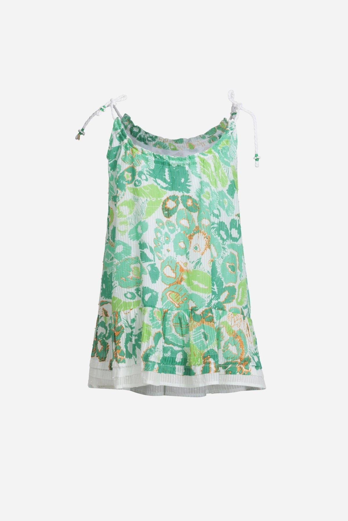 Mini Dress Billie for girls - Green Pencilleo - 1