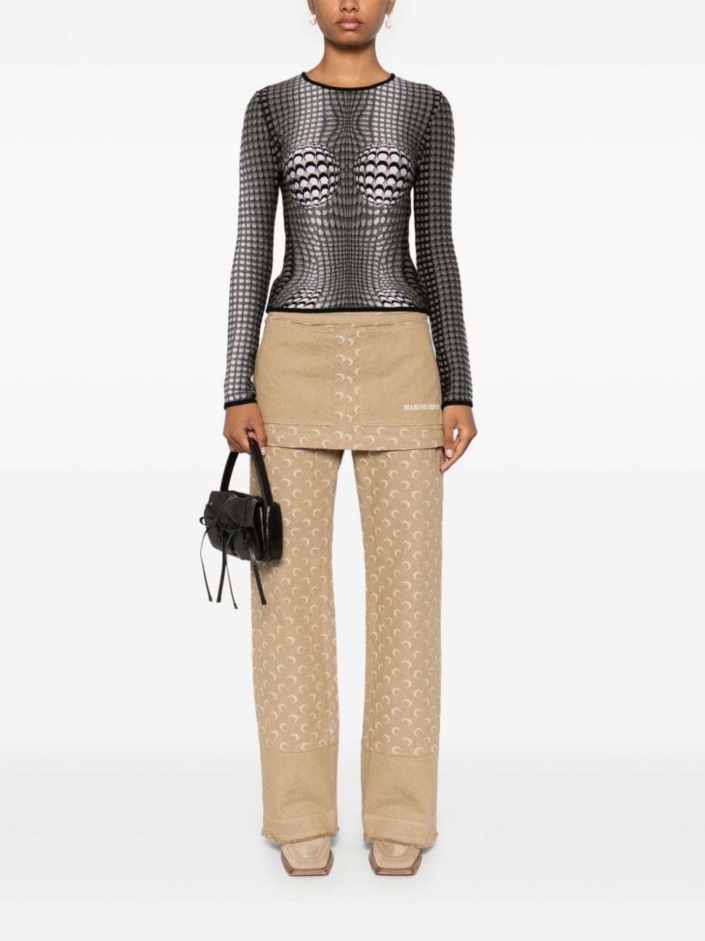 moon jacquard sweater - 2