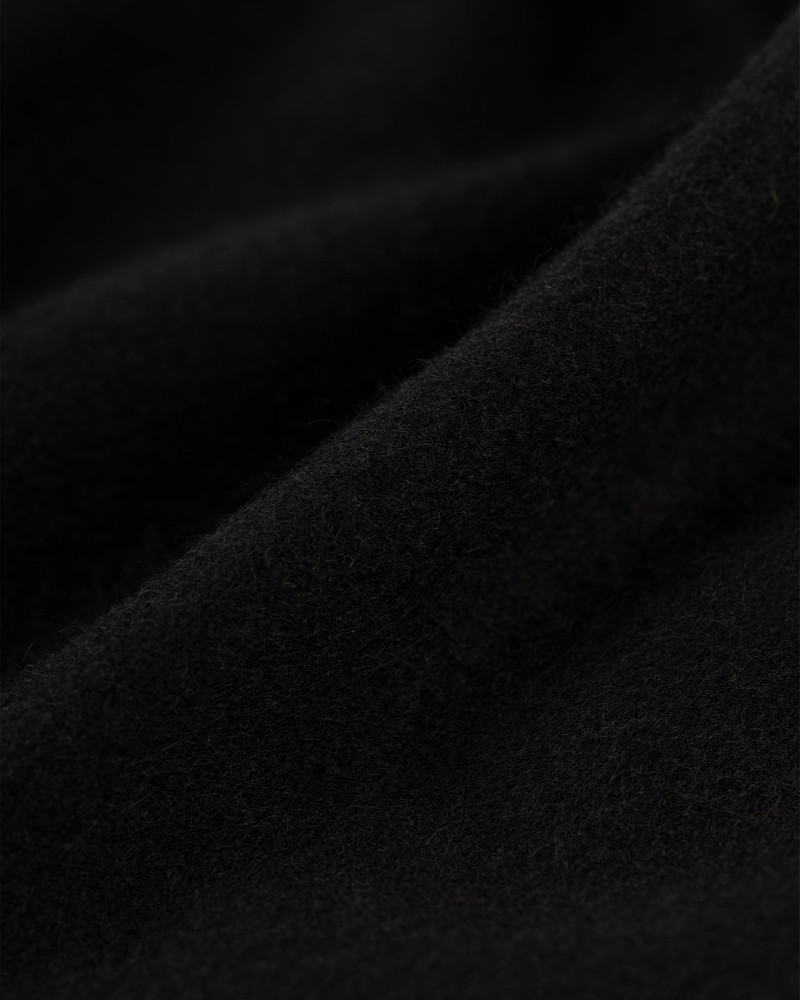 MADE-IN-ENGLAND SOLID BLACK CASHMERE MUFFLER 3