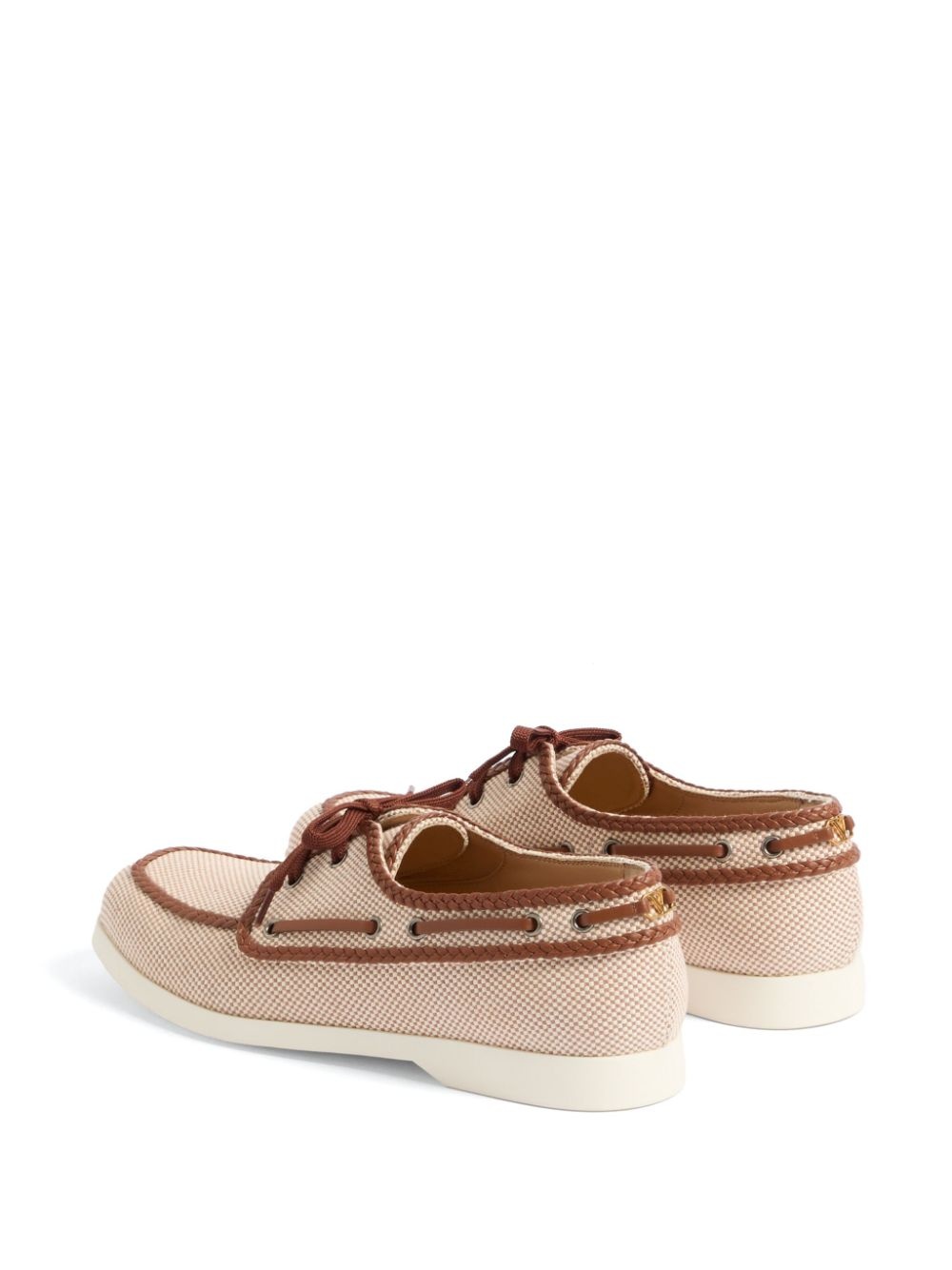 lace-up boat shoes - 3