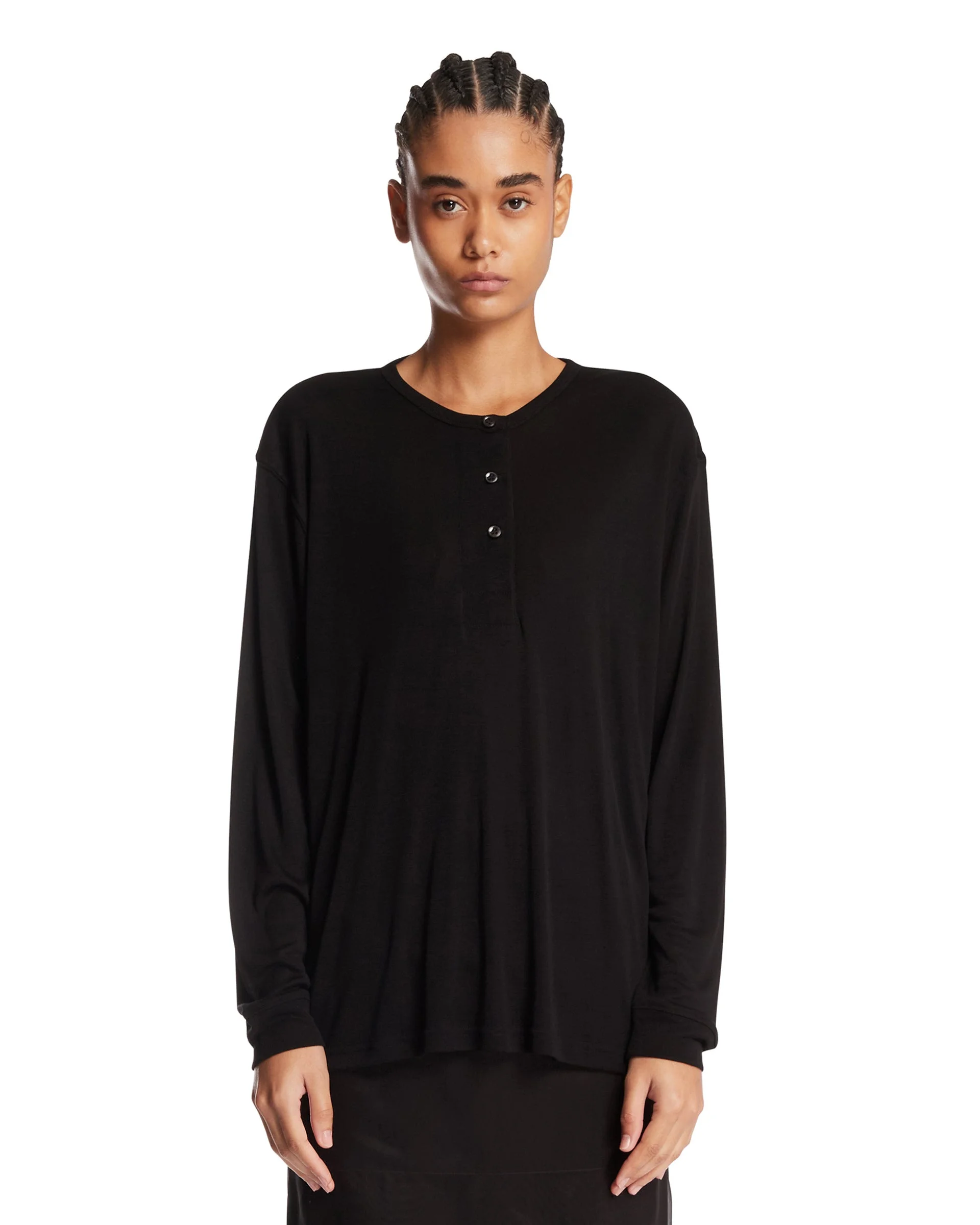 Black Rutas Long-Sleeve T-Shirt - 1