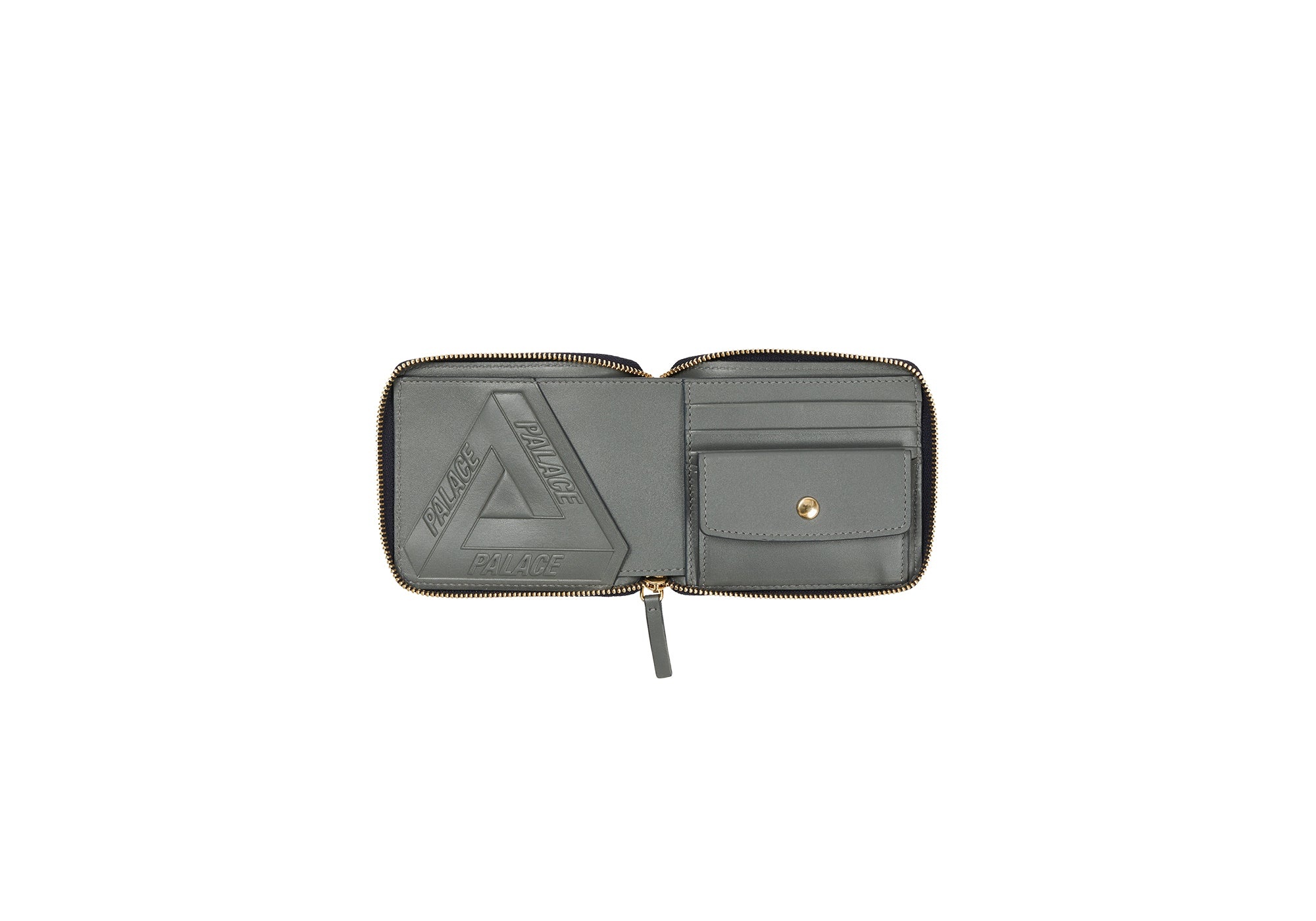 PAL-M-GRAM LEATHER ZIP WALLET MIDNIGHT BLUE - 2