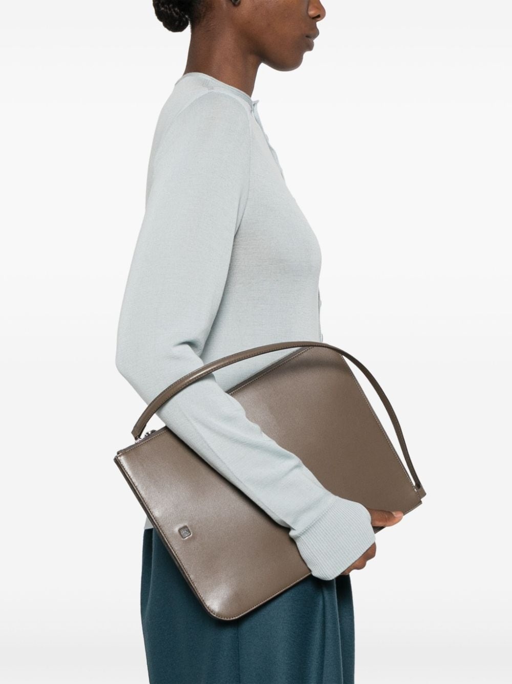 leather tote bag - 2