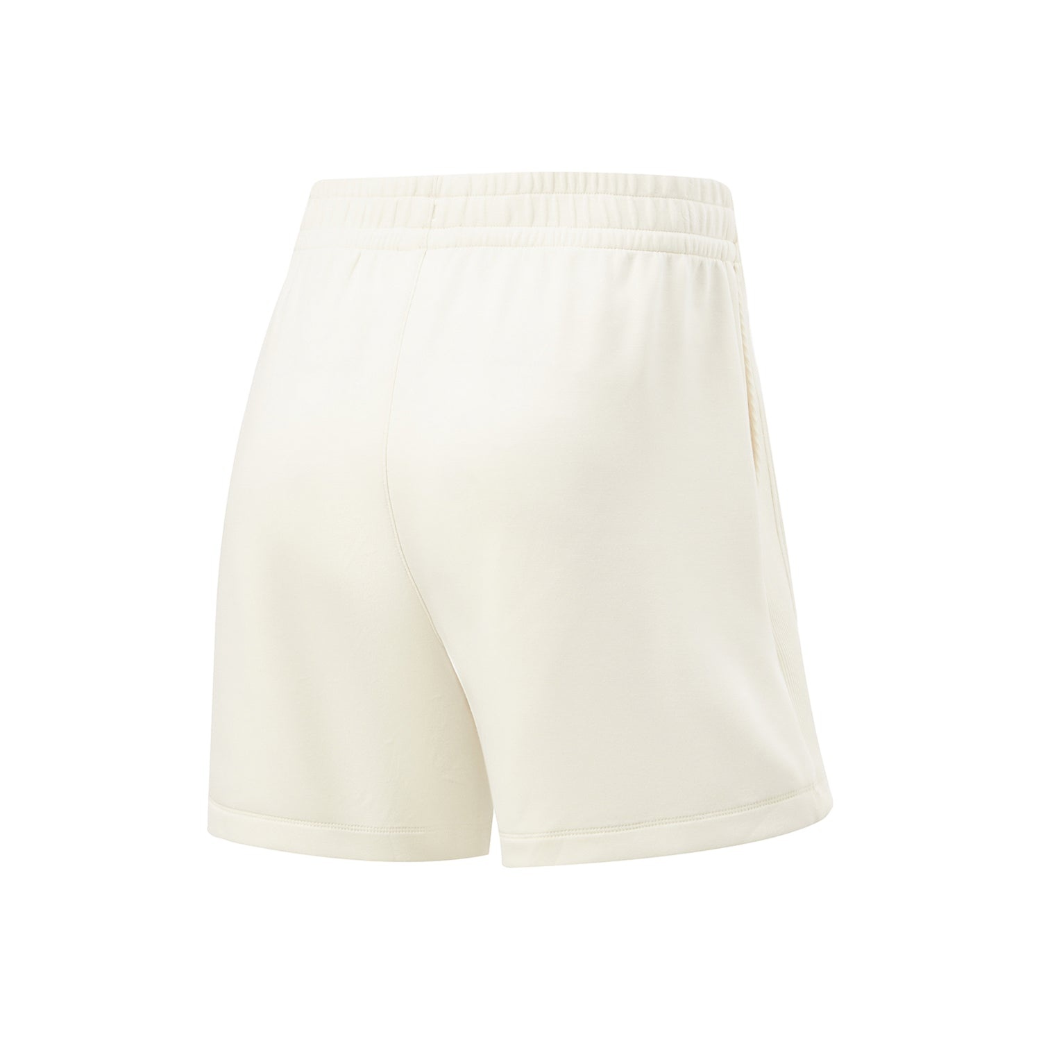 (WMNS) Li-Ning Training Series Logo Shorts 'Beige' AKSU016-5 - 2