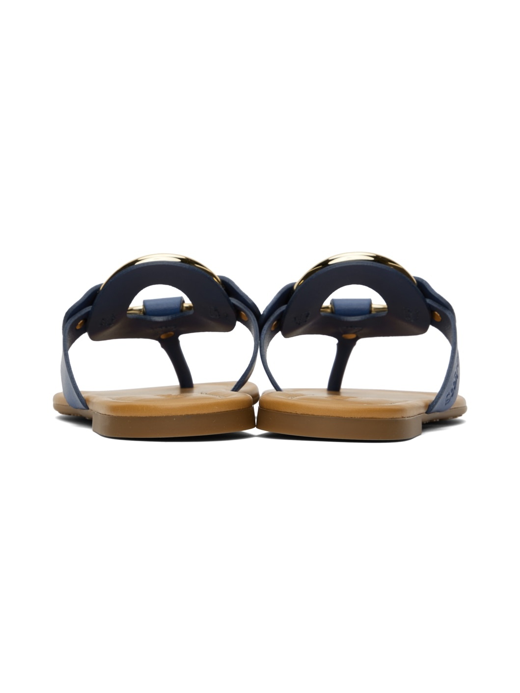 Blue Hana Flat Sandals - 2