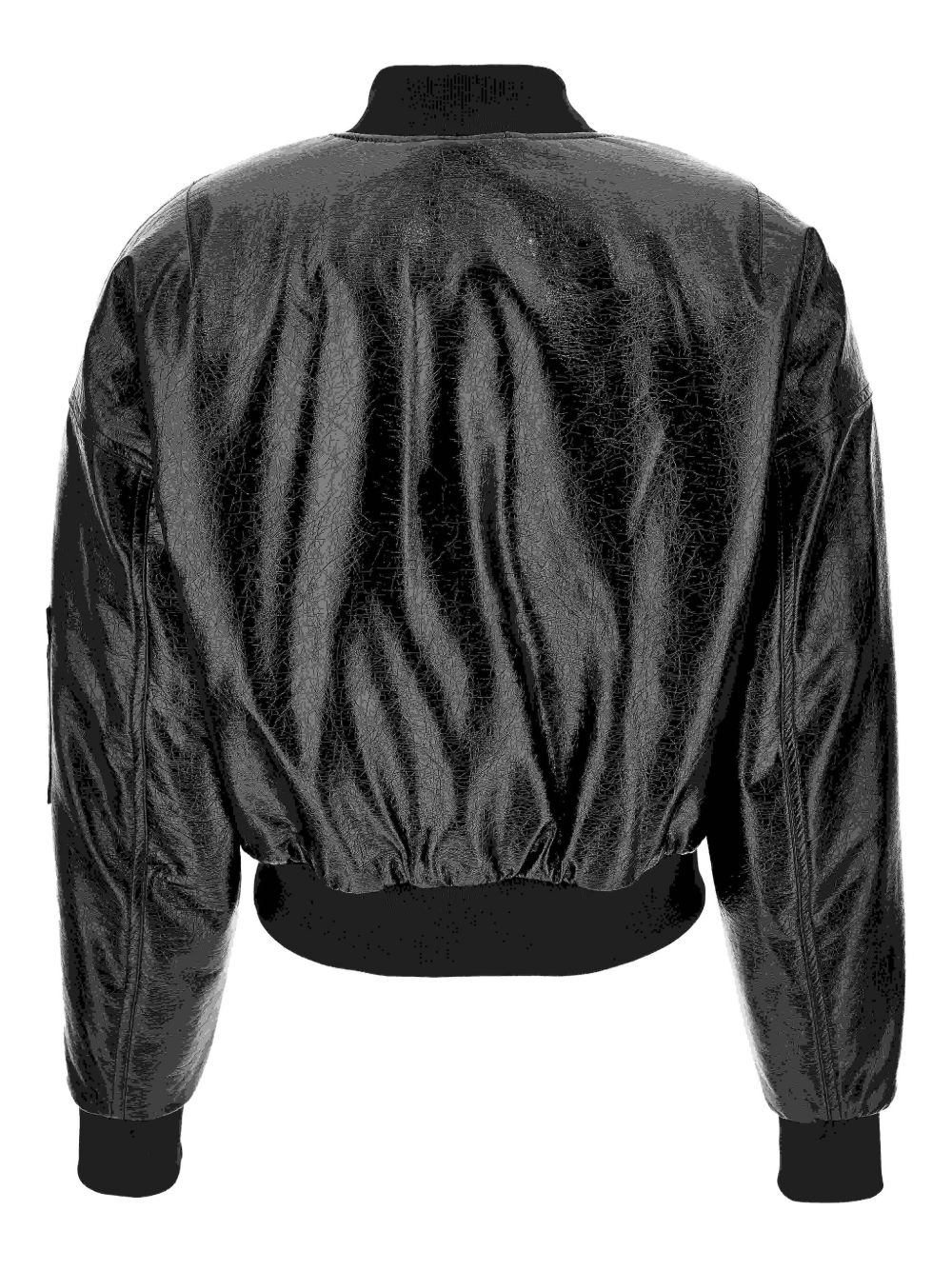 zip-fastening bomber jacket - 2