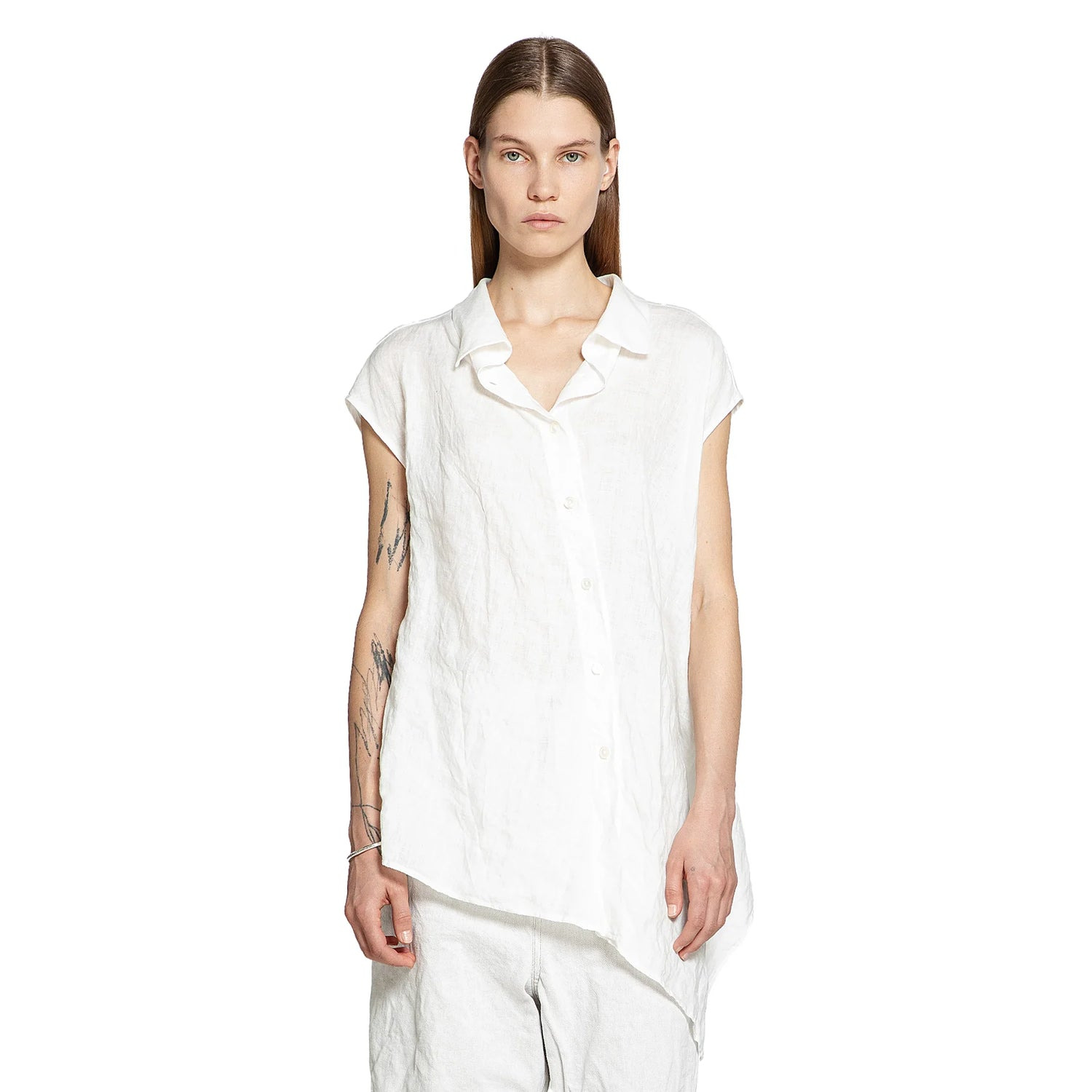 Reclined Sleeveless Shirt - 6