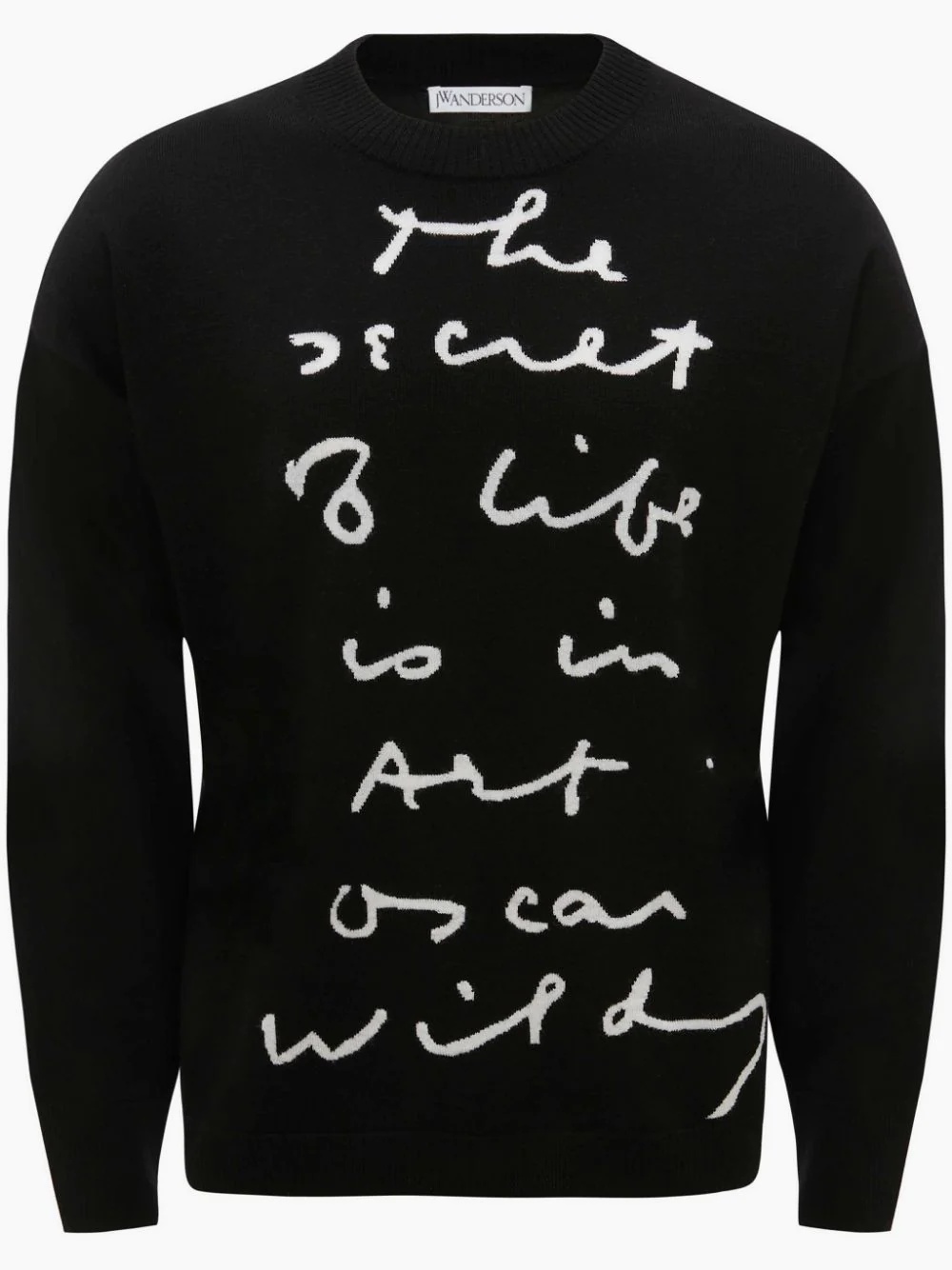 OSCAR WILDE CAPSULE: QUOTE CREWNECK JUMPER - 1
