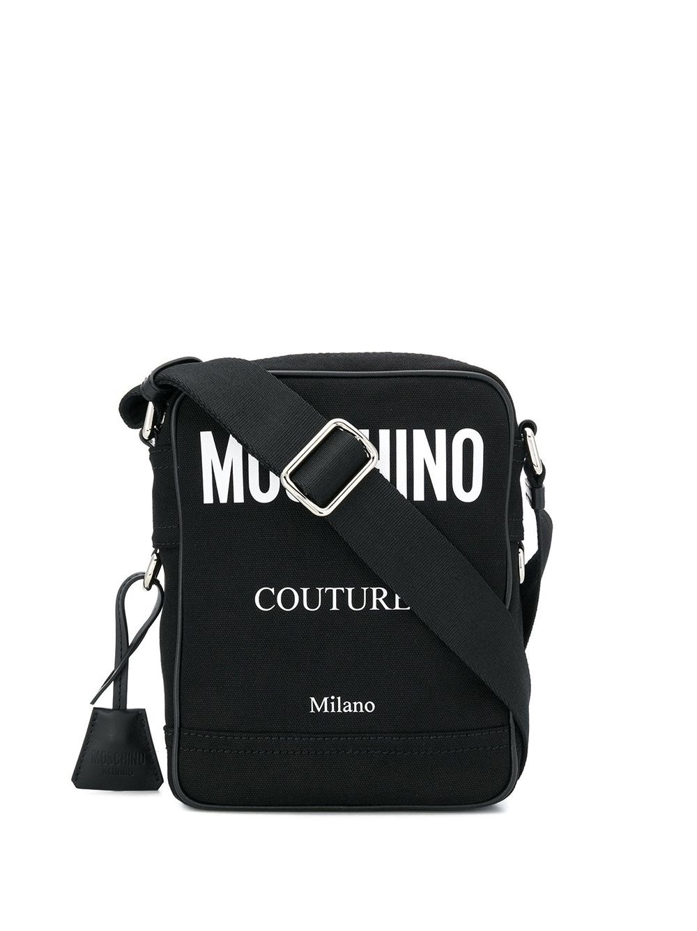 contrast logo shoulder bag - 1