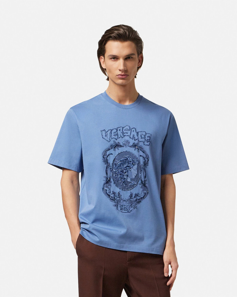 Embroidered Punk Cameo T-Shirt 4