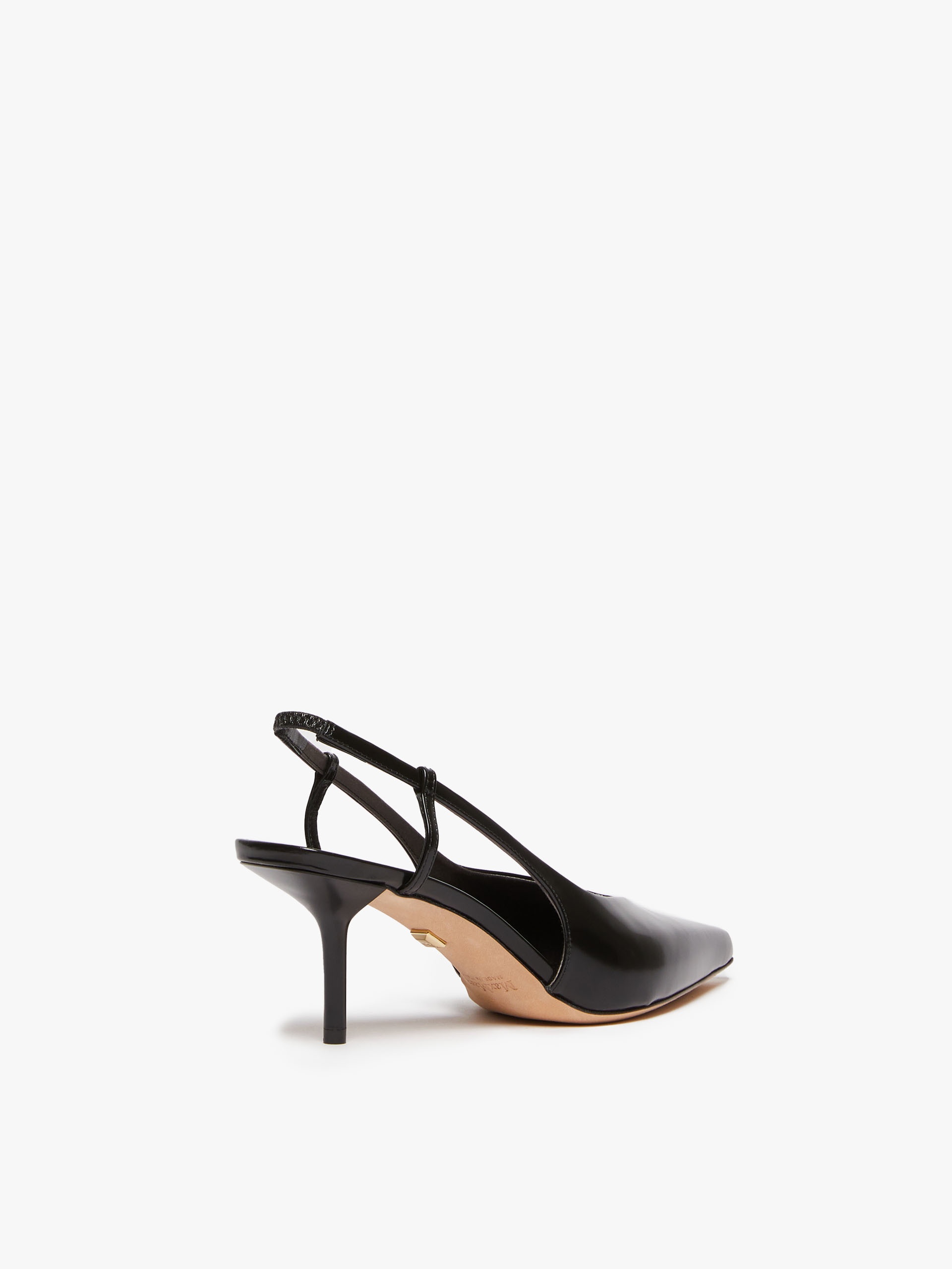 MMSLING Leather slingback court shoes - 3