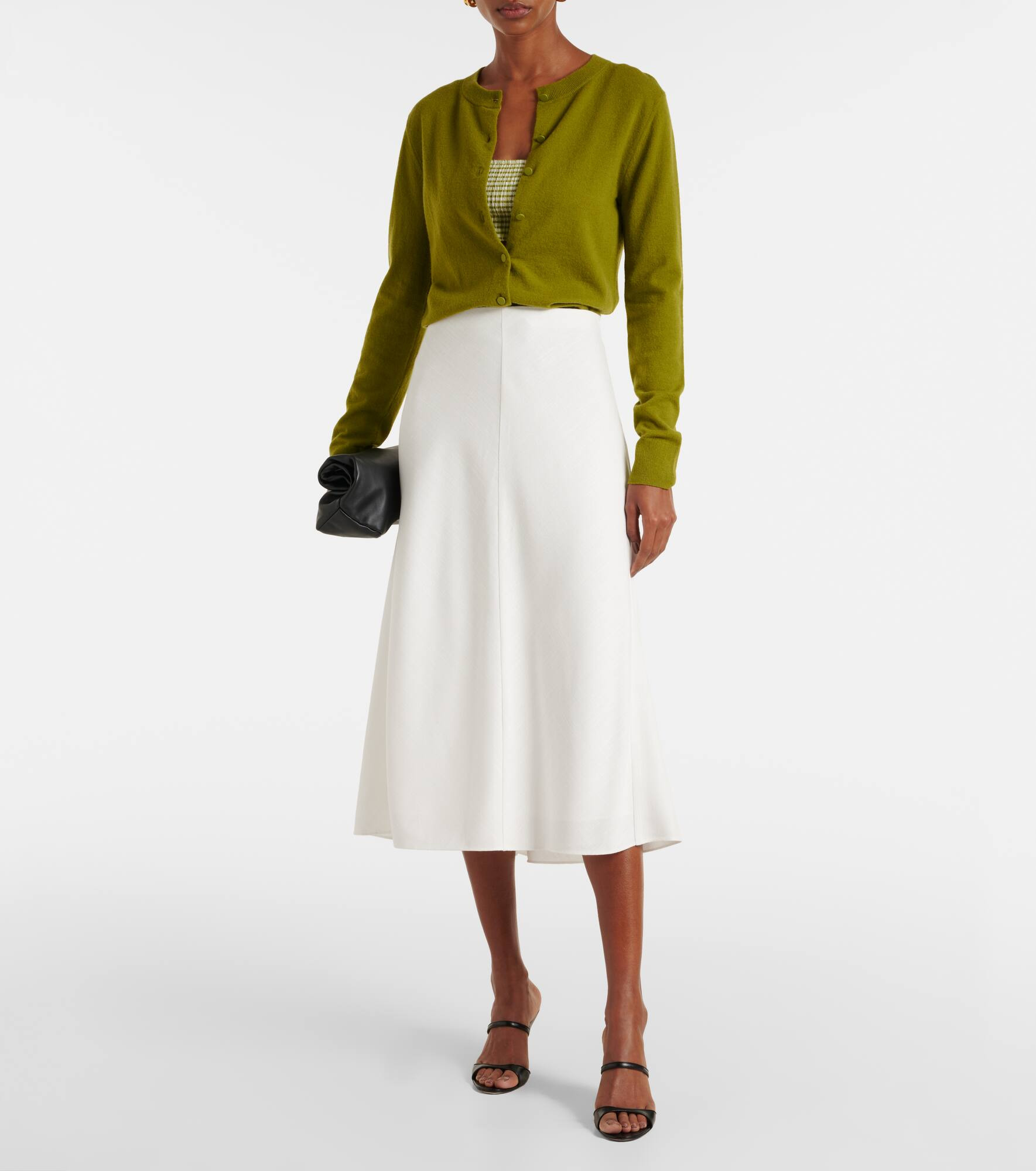 Mid-rise midi skirt - 2