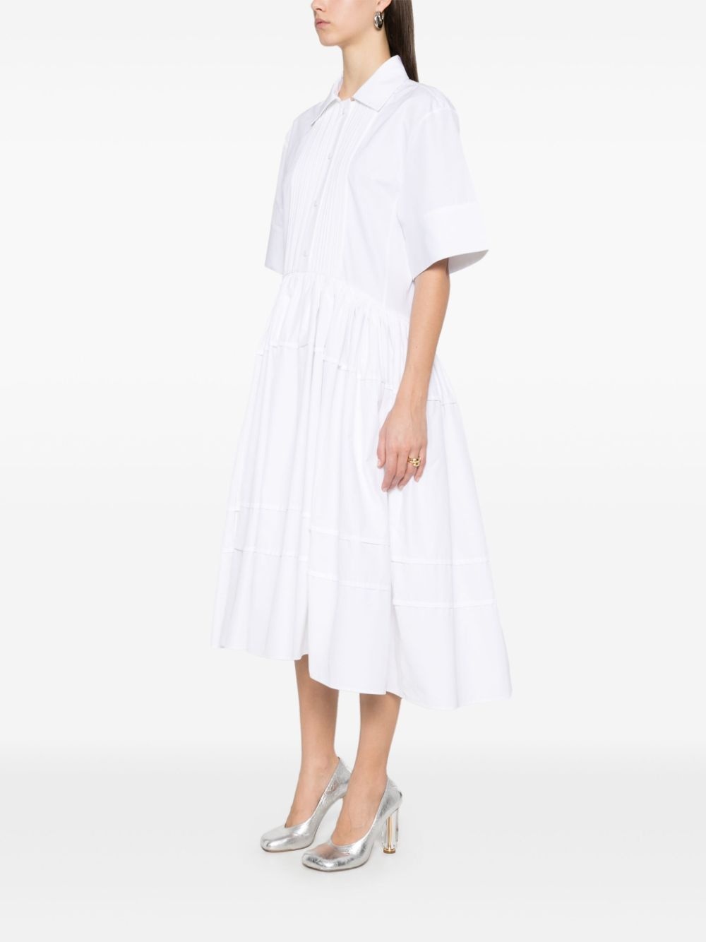 cotton midi dress - 3