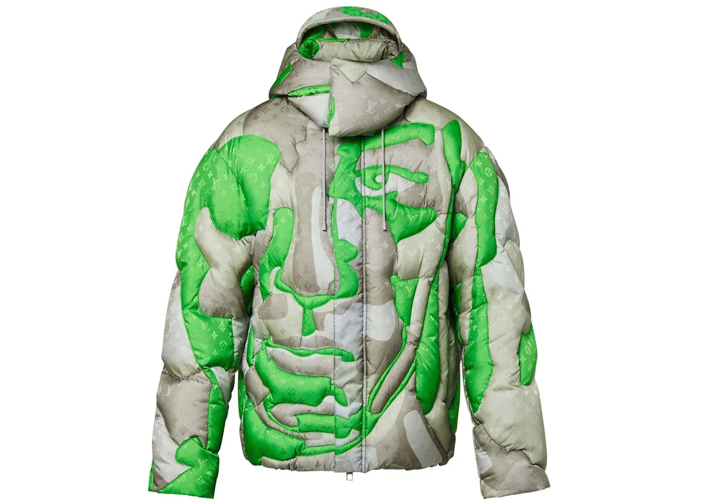 Louis Vuitton Patchworked Portrait Puffer Blouson Opal Green - 1