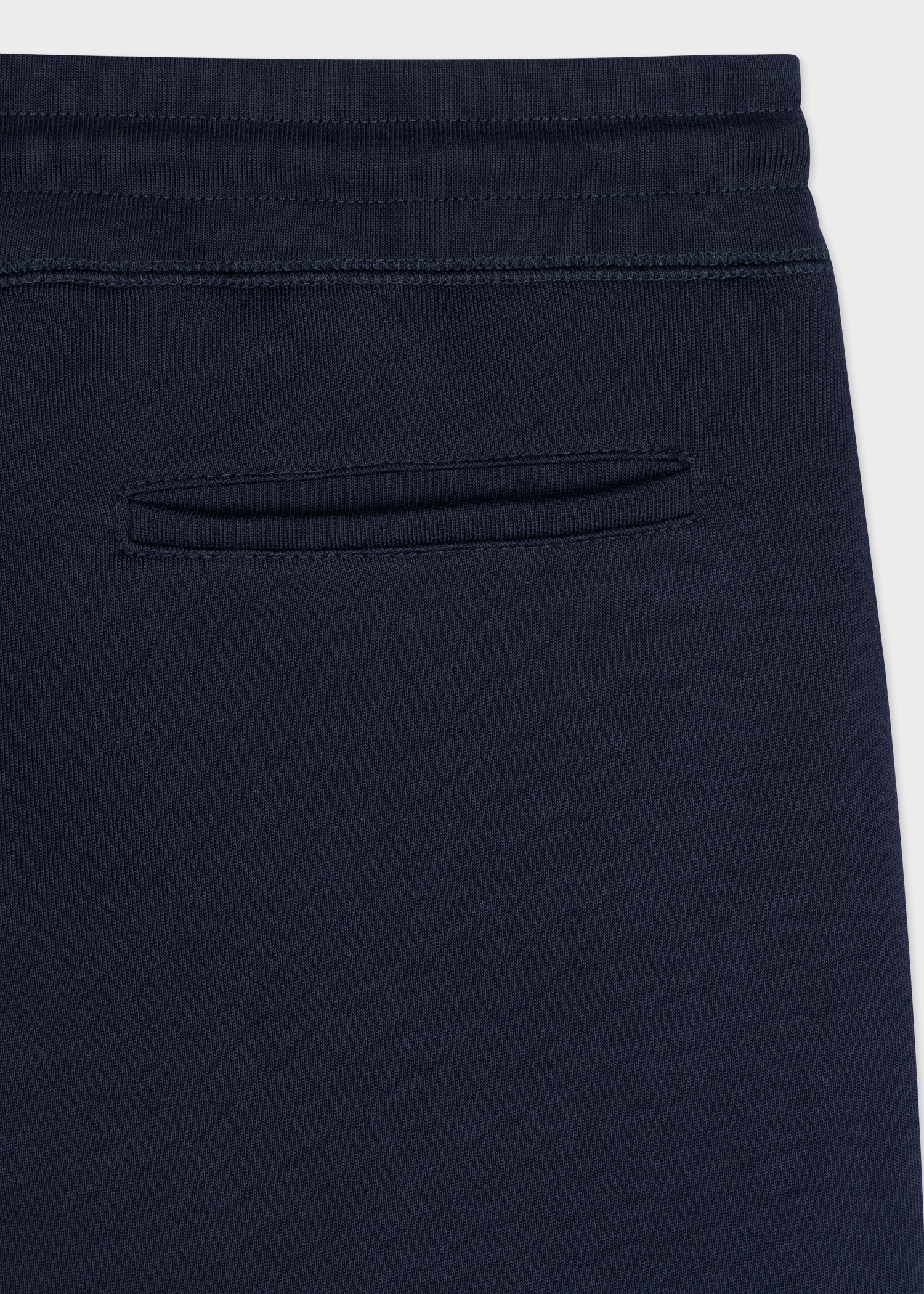 Dark Navy Cotton Zebra Logo Shorts - 3