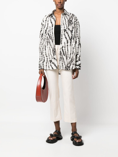 MSGM cropped tailored-cut trousers outlook