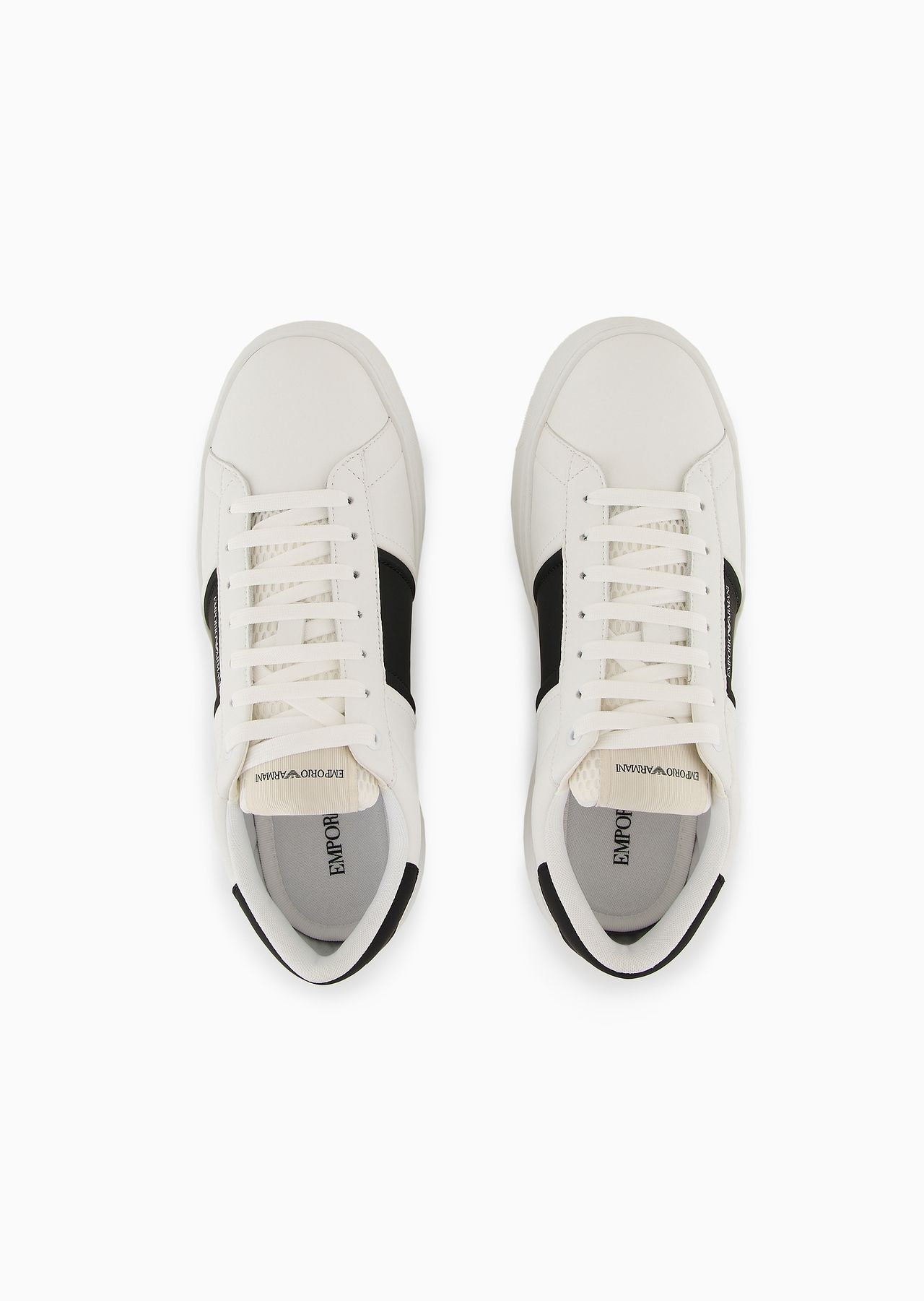 Leather sneakers with rubber details - 4