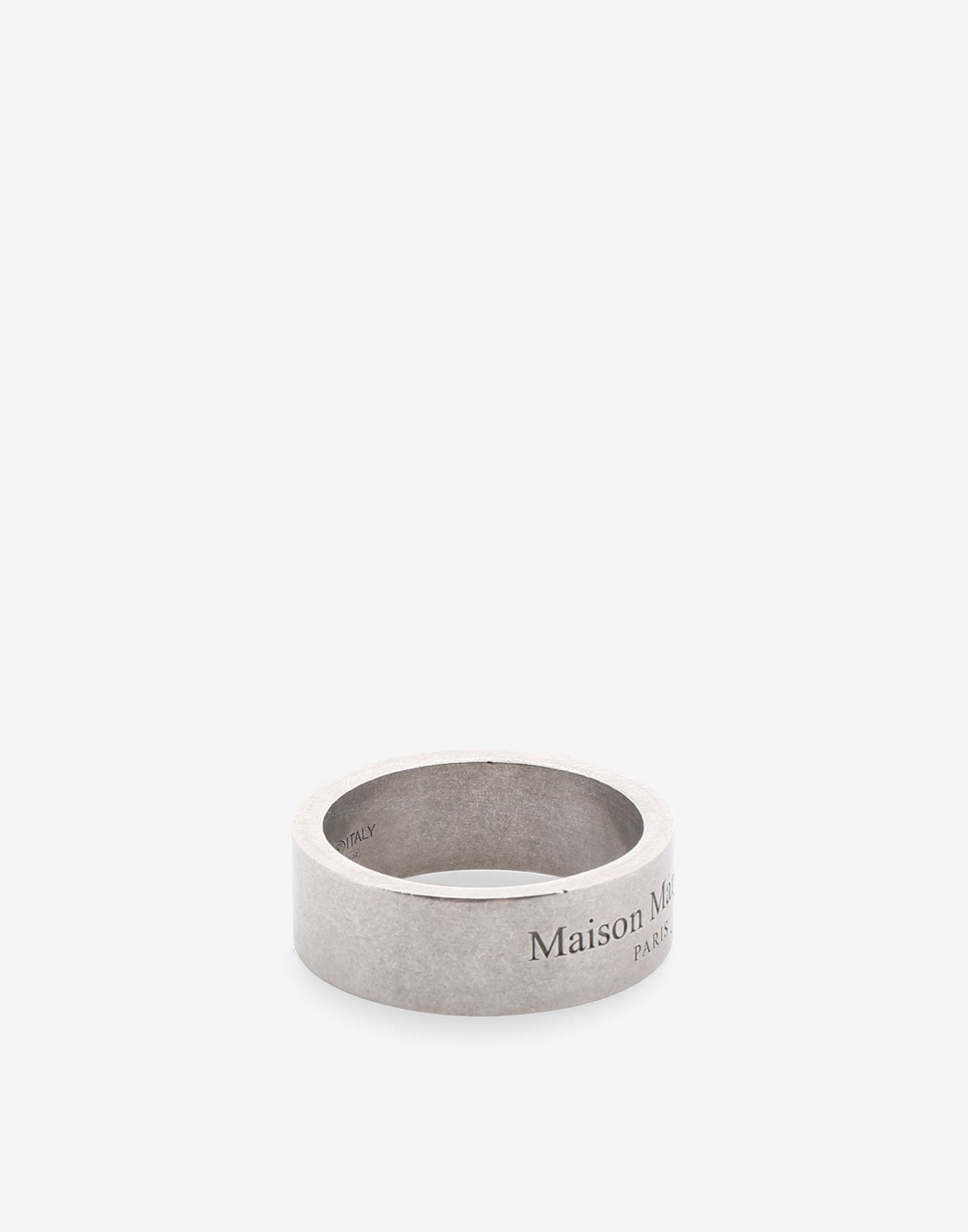 Logo engraved silver ring - 2
