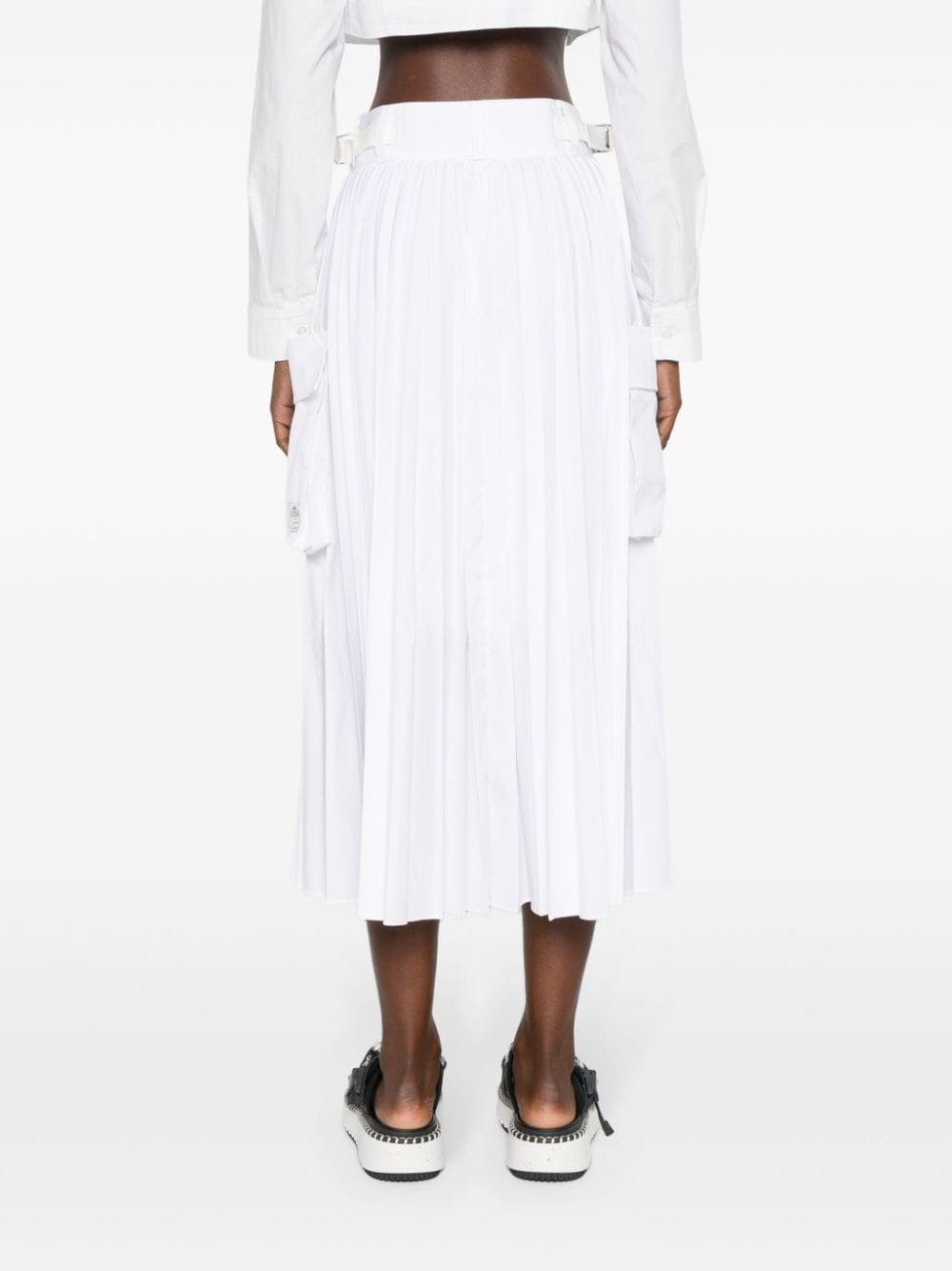 Sacai Women Thomas Mason Skirt - 4