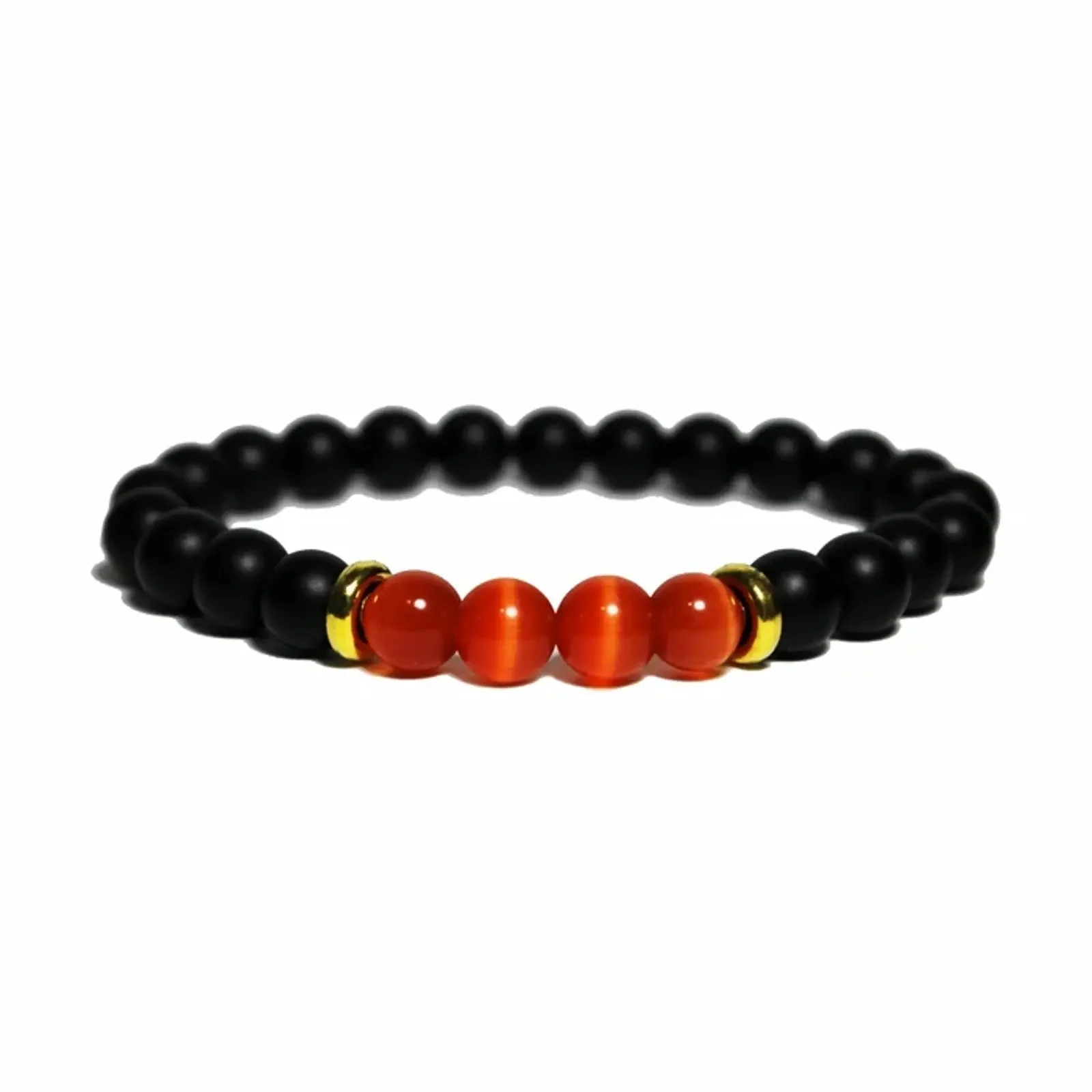 Bracelet - Black Onyx & Cat Eye - 1