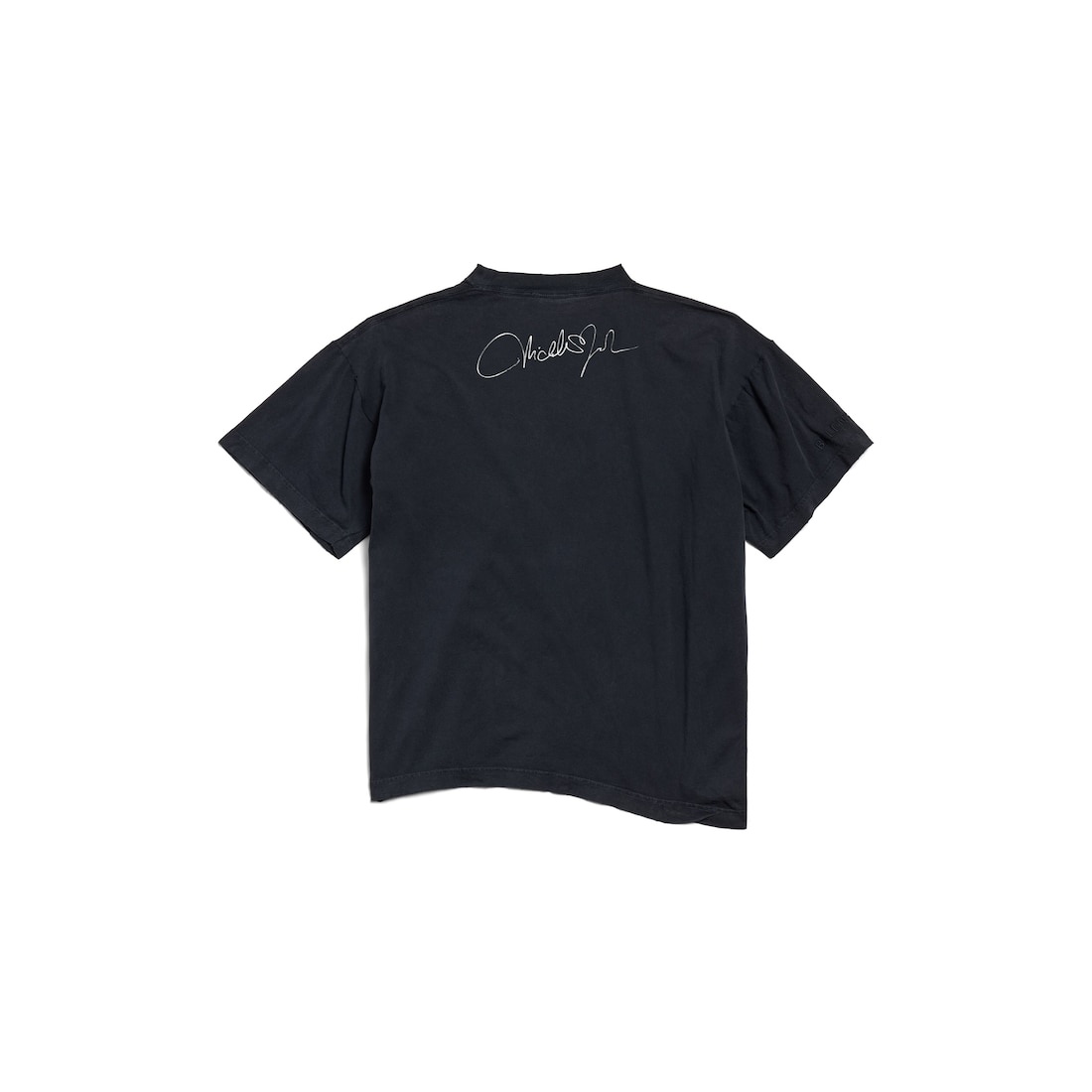 Michelle Boxy T-shirt in Black Faded - 7