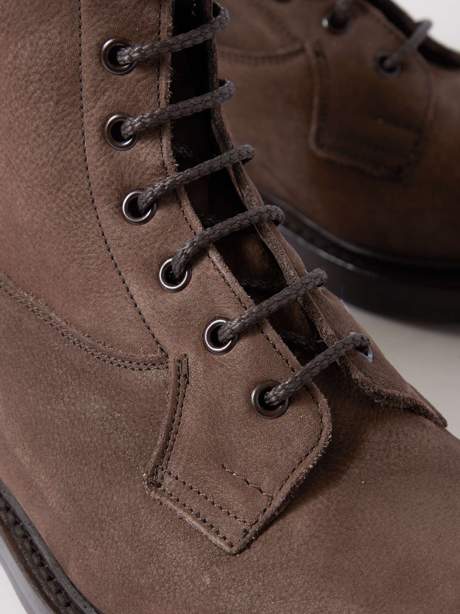 Burford Nubuck Derby Boots - 6