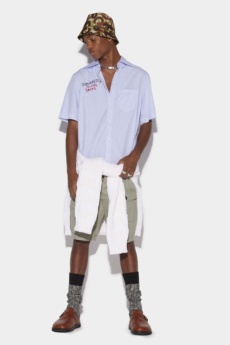 SCRIBBLE BOWLING SHIRT - 3