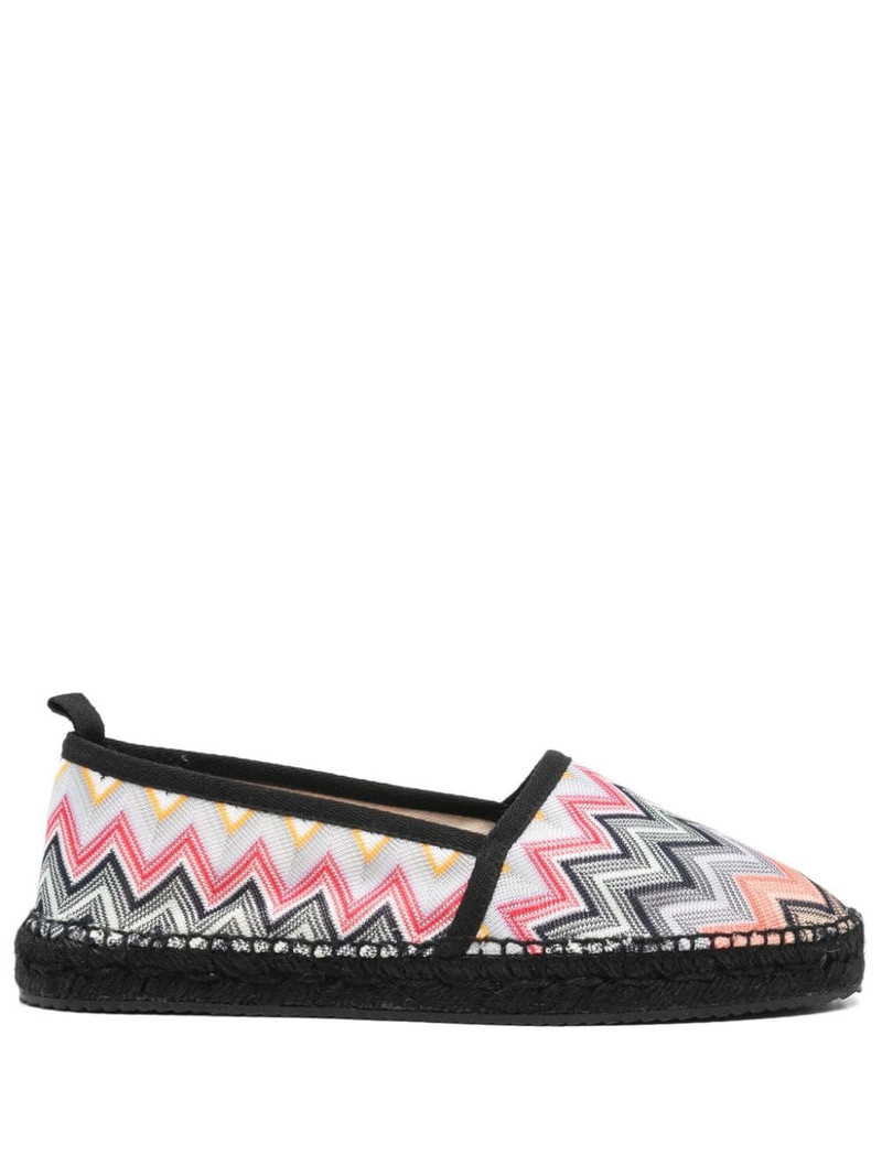 chevron-knit espadrilles 1