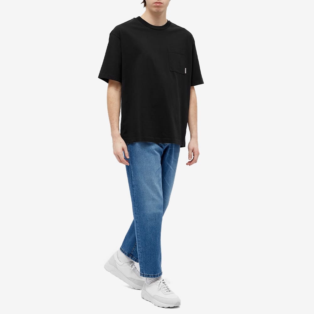 【Acne Studios】Extorr ピンクレーベル ポケットTシャツ Extorr Pink Label pocket T-shirt in black - Acne Studios
