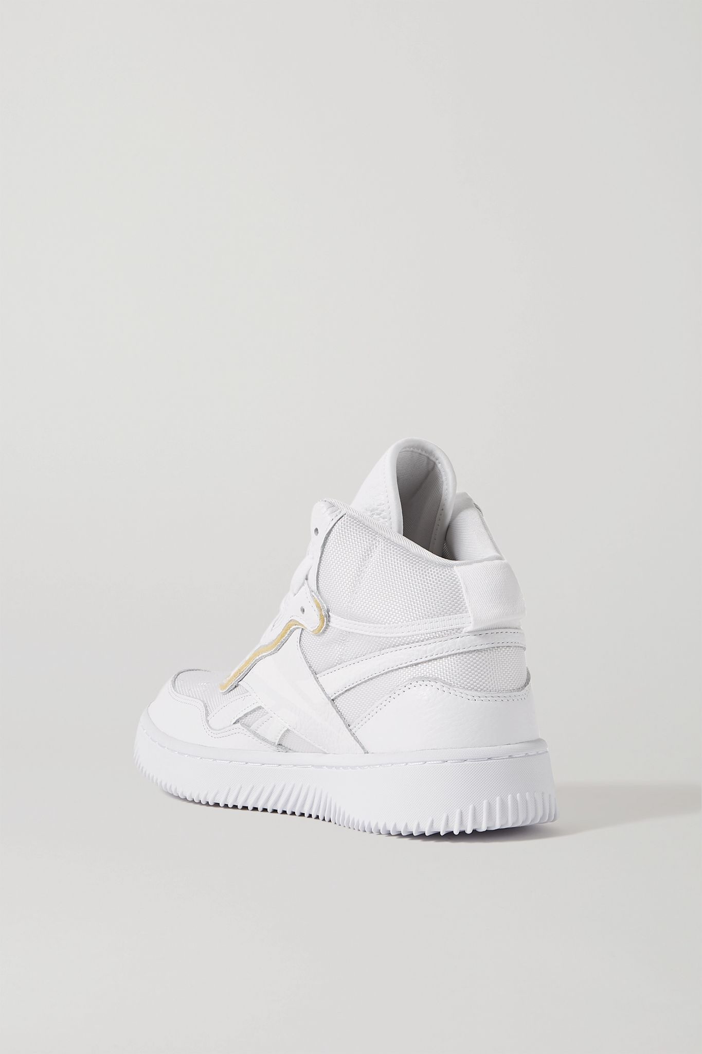 Dual Court mesh and textured-leather sneakers - 4