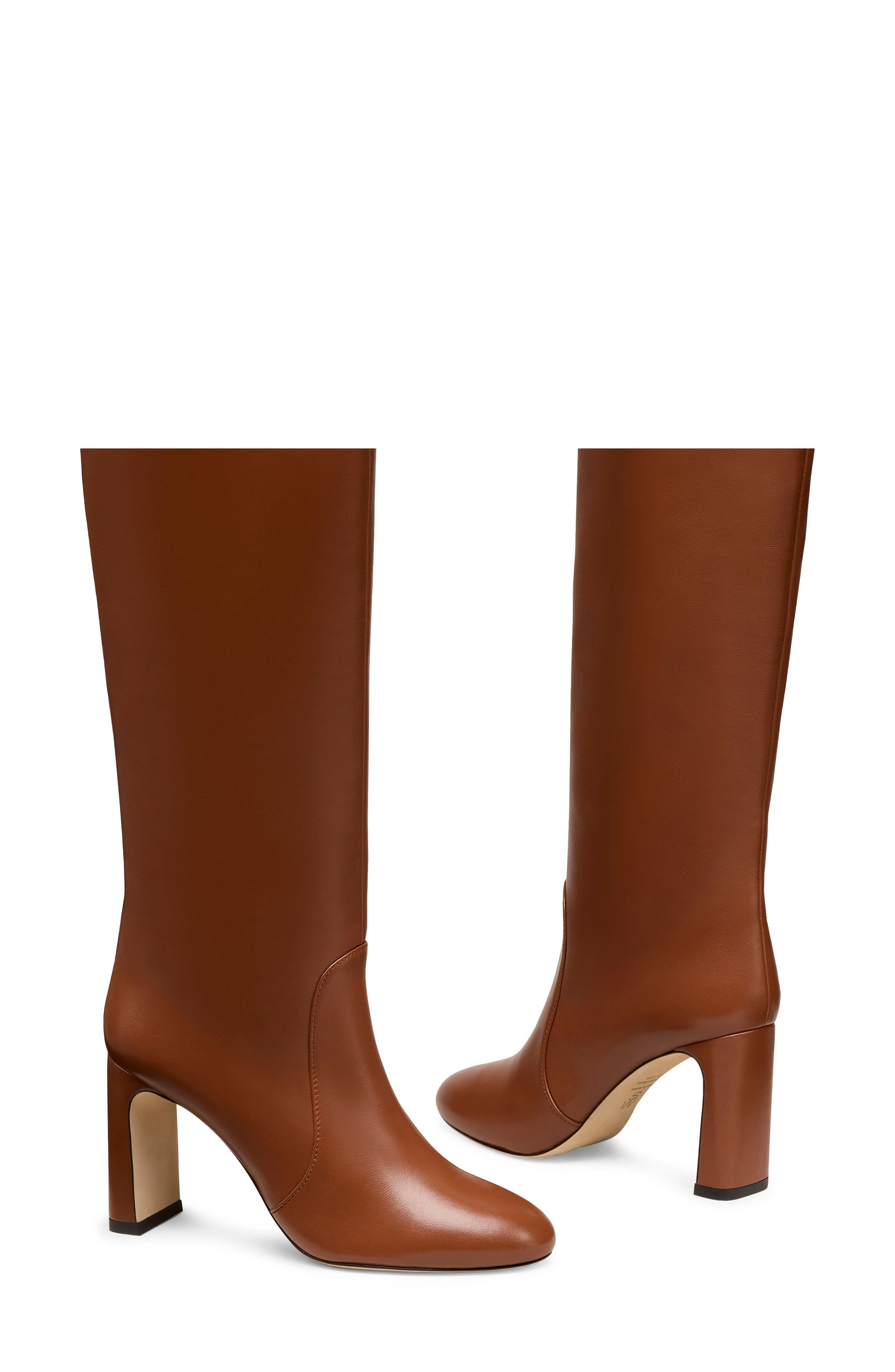 Stuart Weitzman Babette Tubo Boot 85 in Luxe Saddle at Nordstrom - 4
