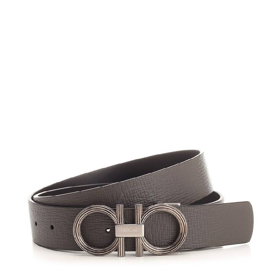 Ferragamo Adjustable Buckle Leather Belt - 1